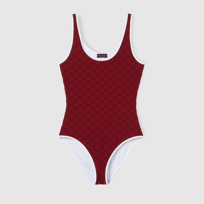 New jacquard one-piece swimsuit