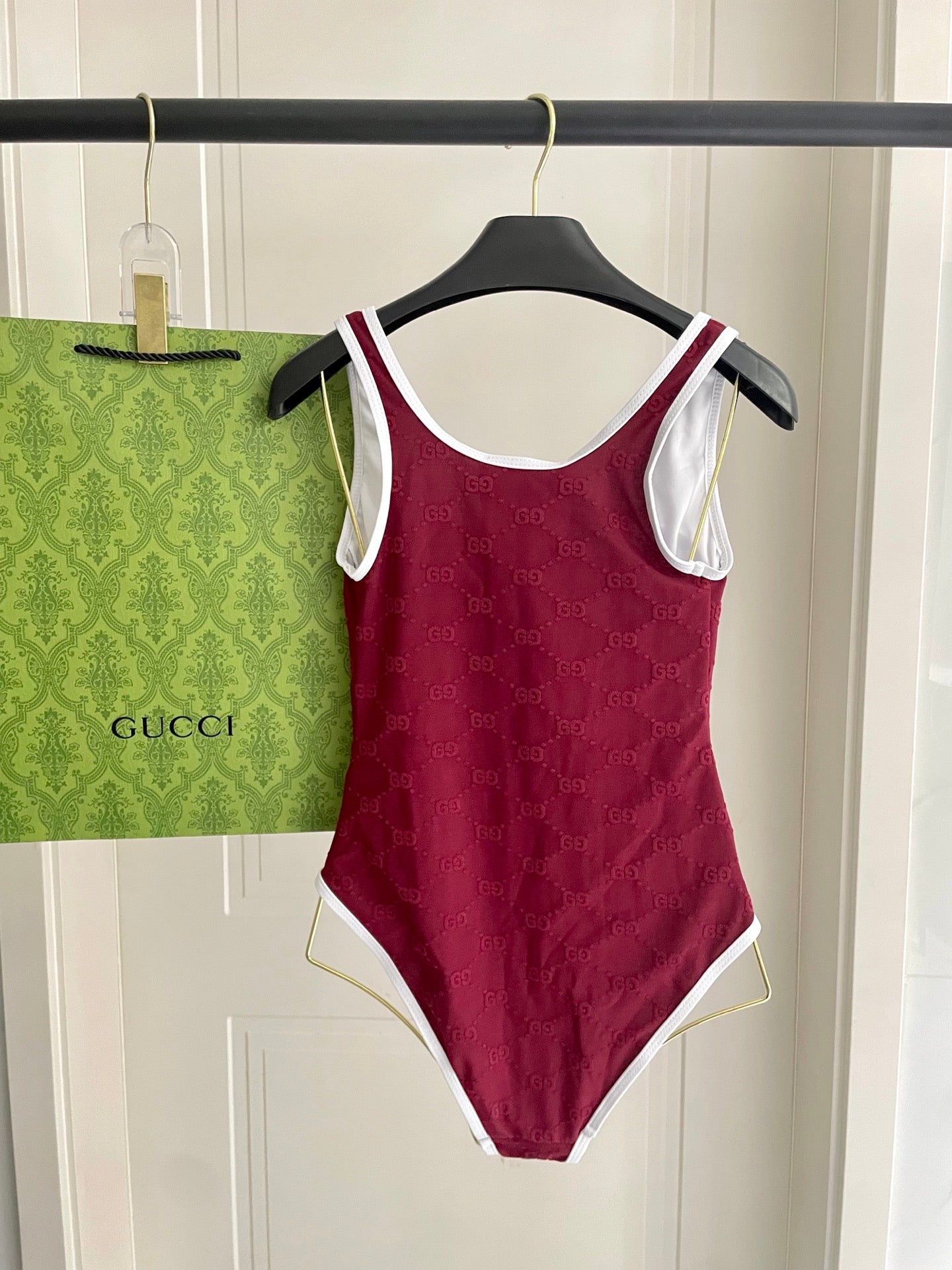 New jacquard one-piece swimsuit