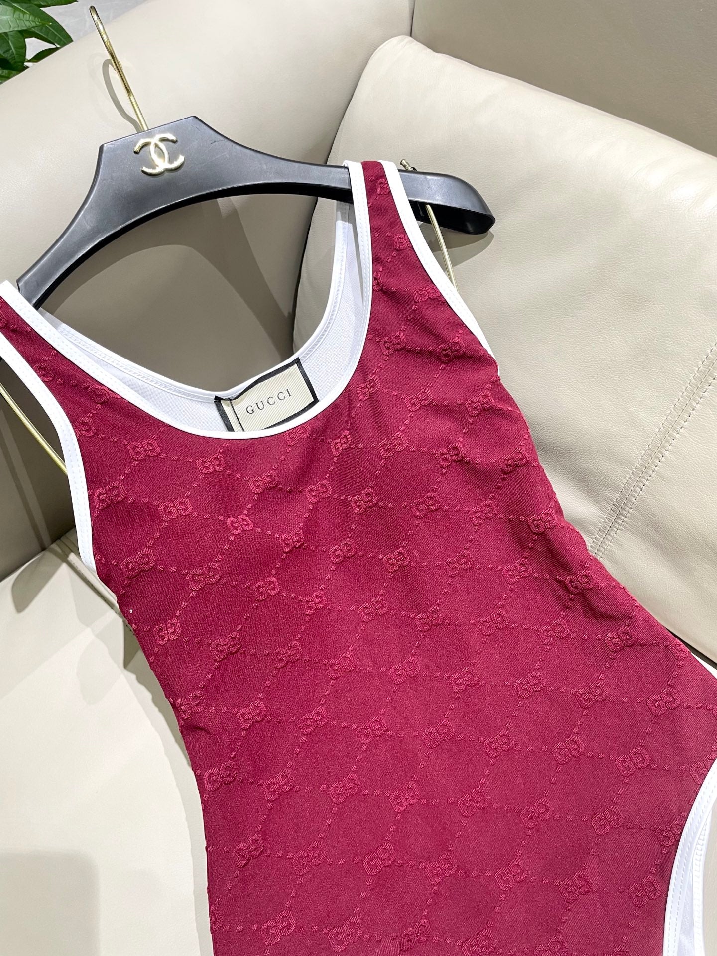New jacquard one-piece swimsuit