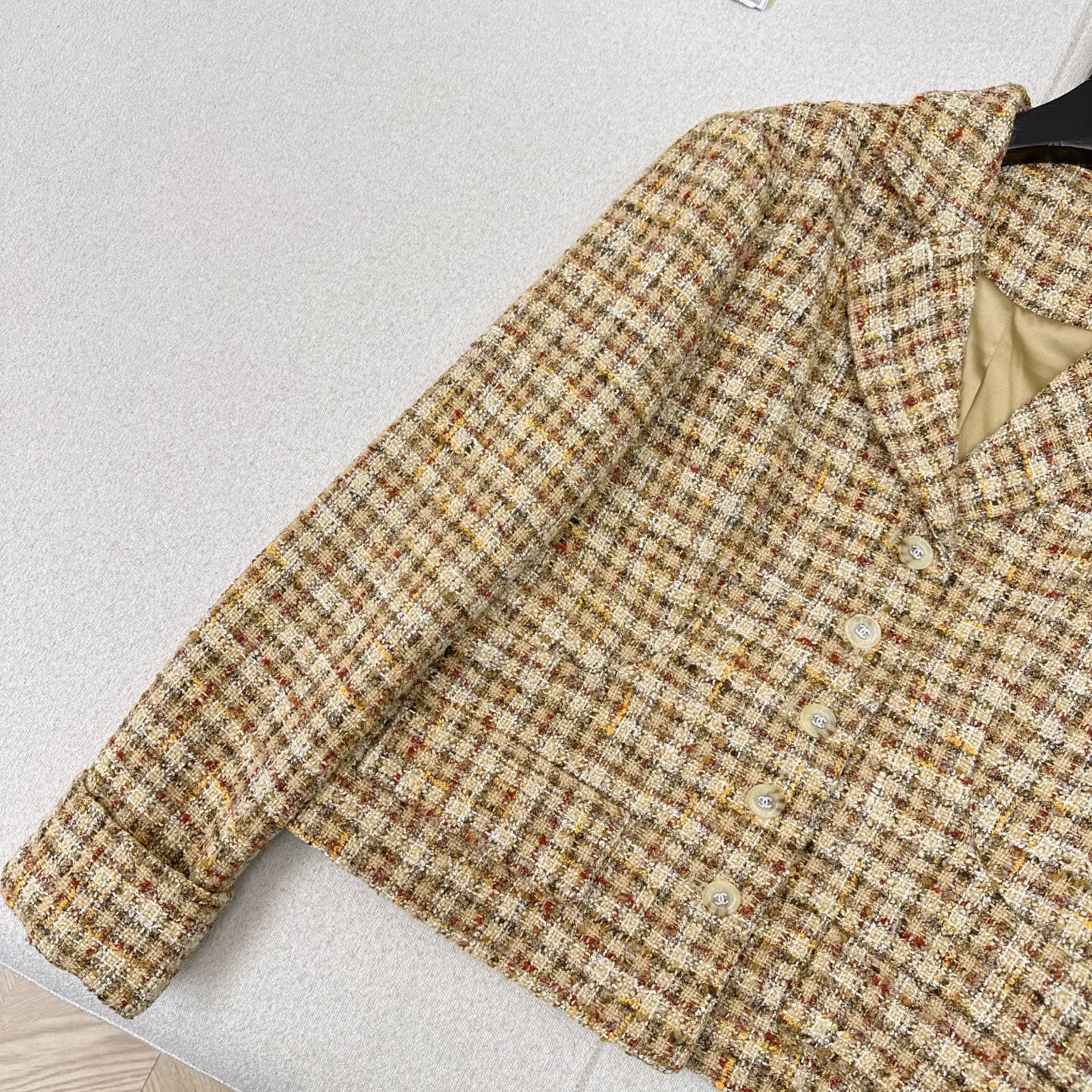 C 25 Custom woven tweed jacket