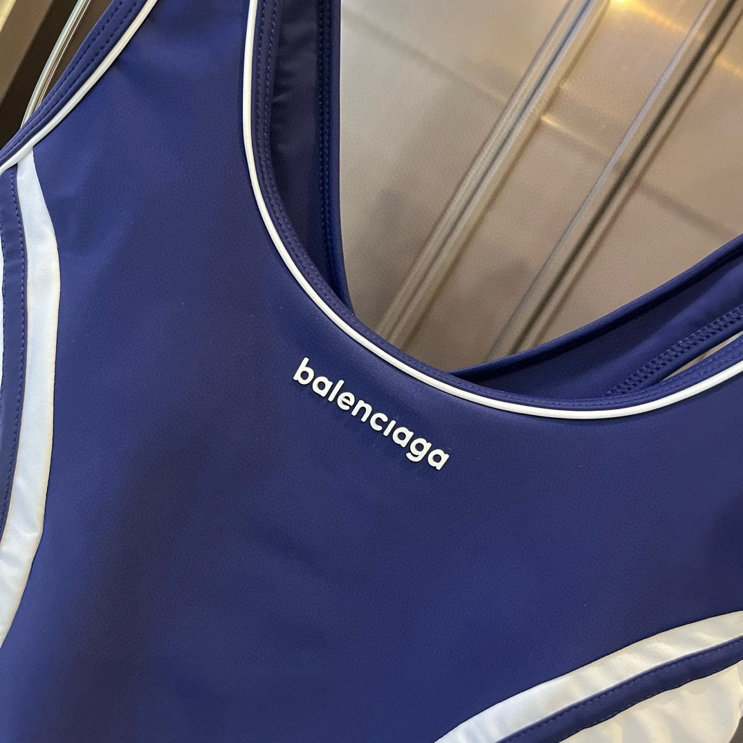 B 25 Navy Blue Swimsuit