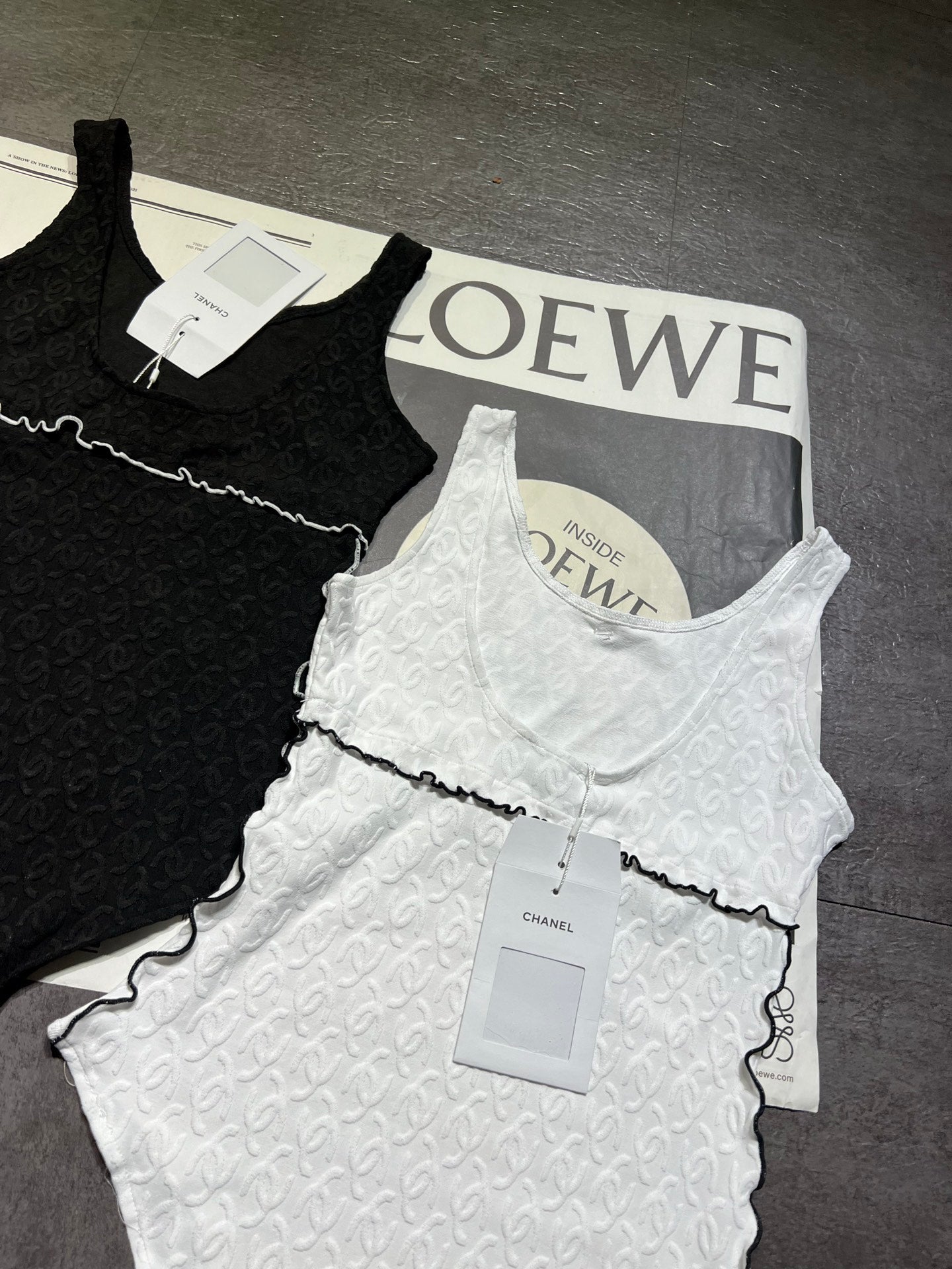 C 25 Black Full Logo Bottom One-piece Swimsuit Shipping