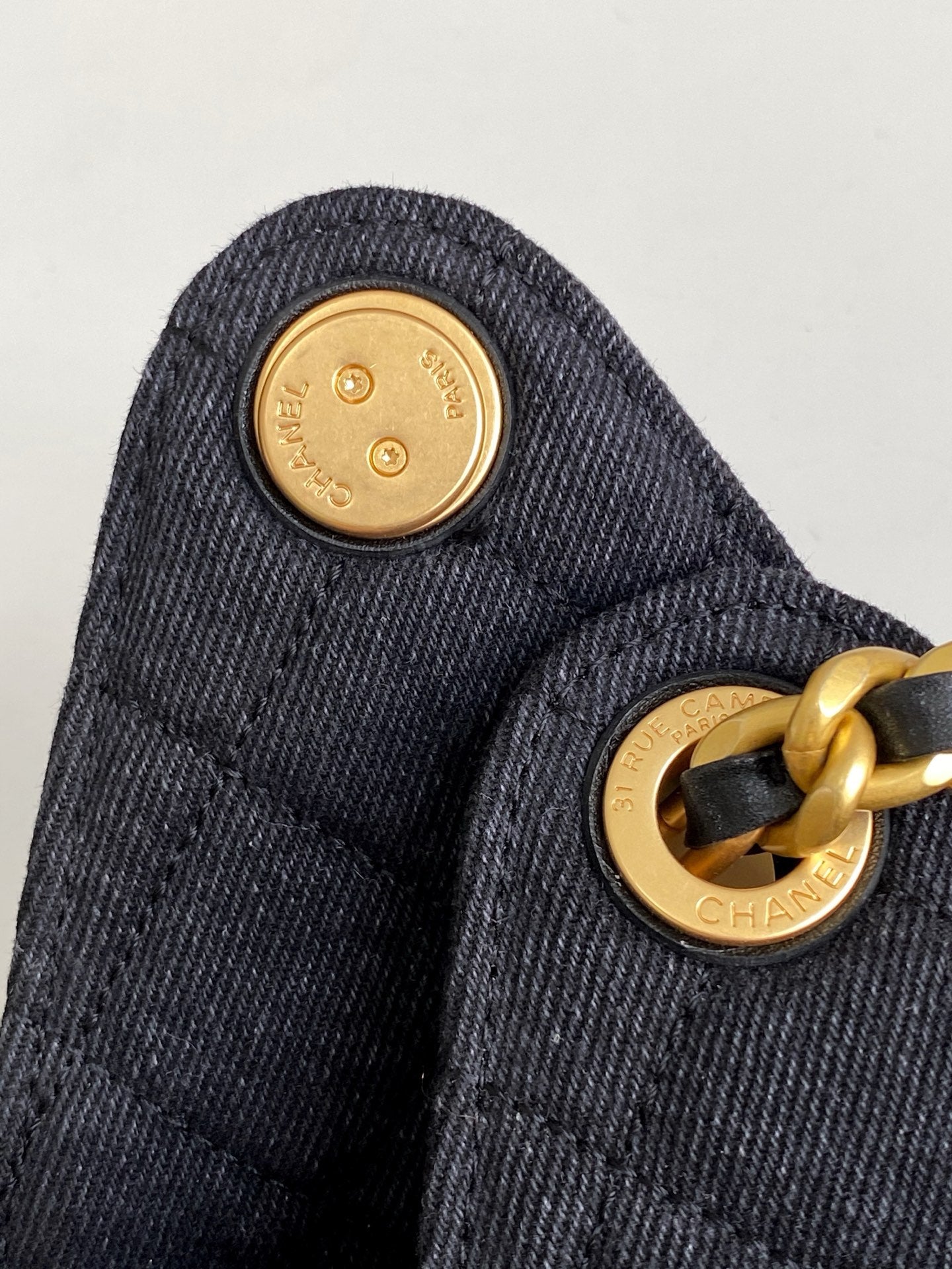 C 25 hobo denim drawstring bucket bag(30-26-14cm)