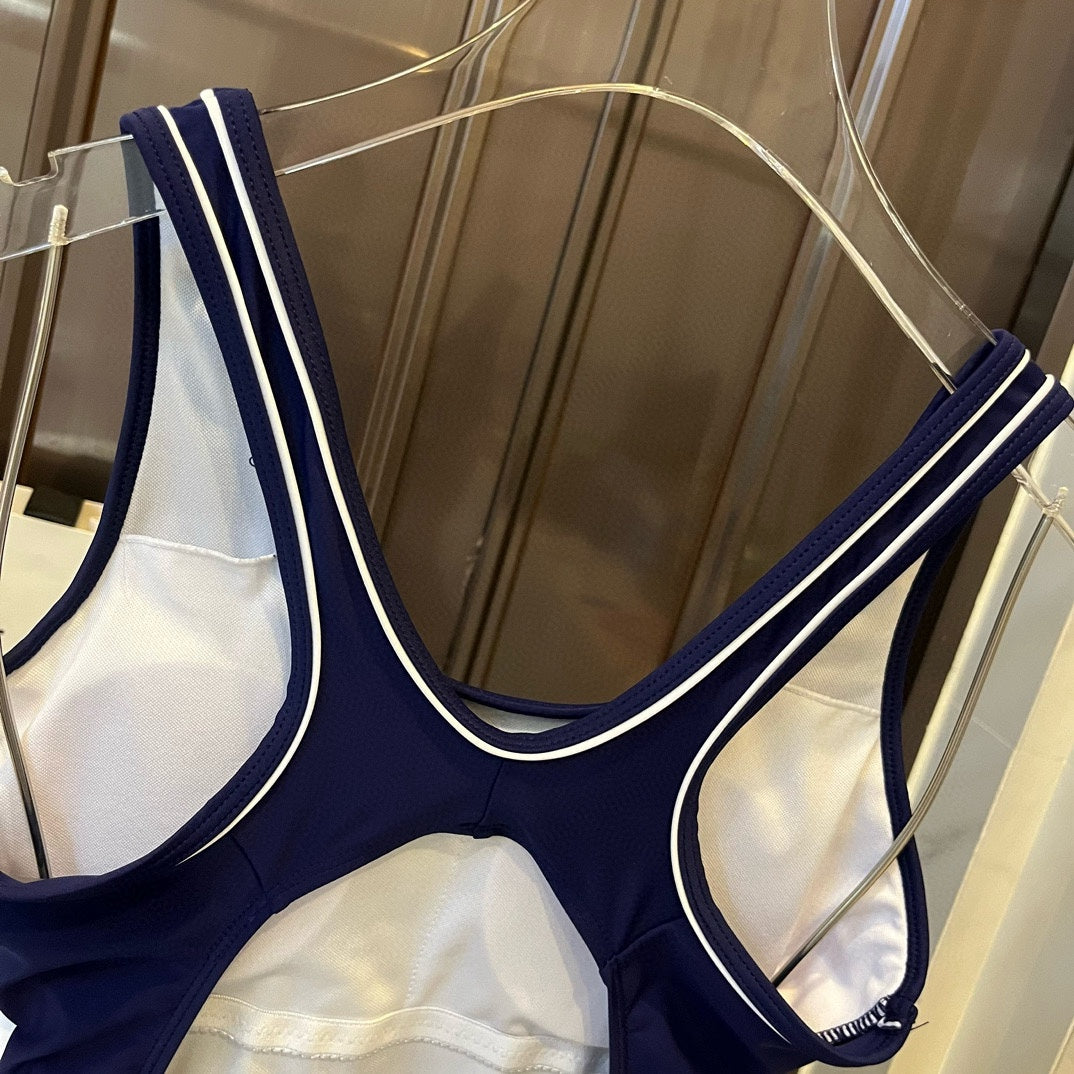 B 25 Navy Blue Swimsuit