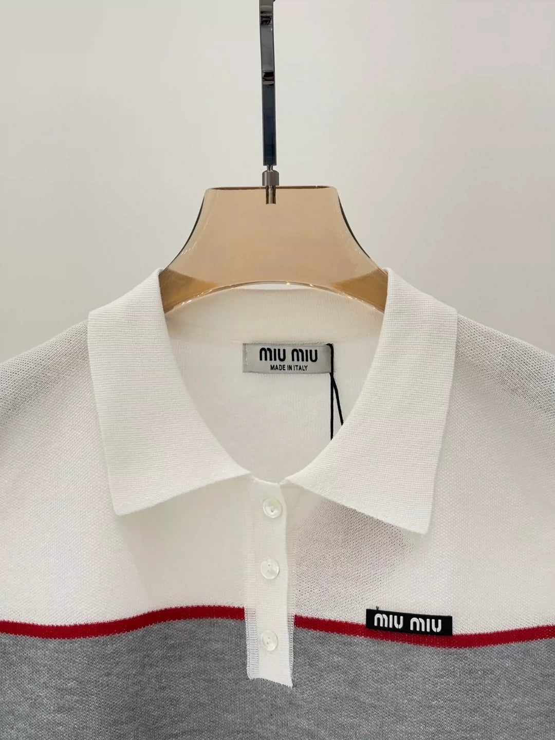 M 25 Summer new lapel letter logo stitching casual knitted vest