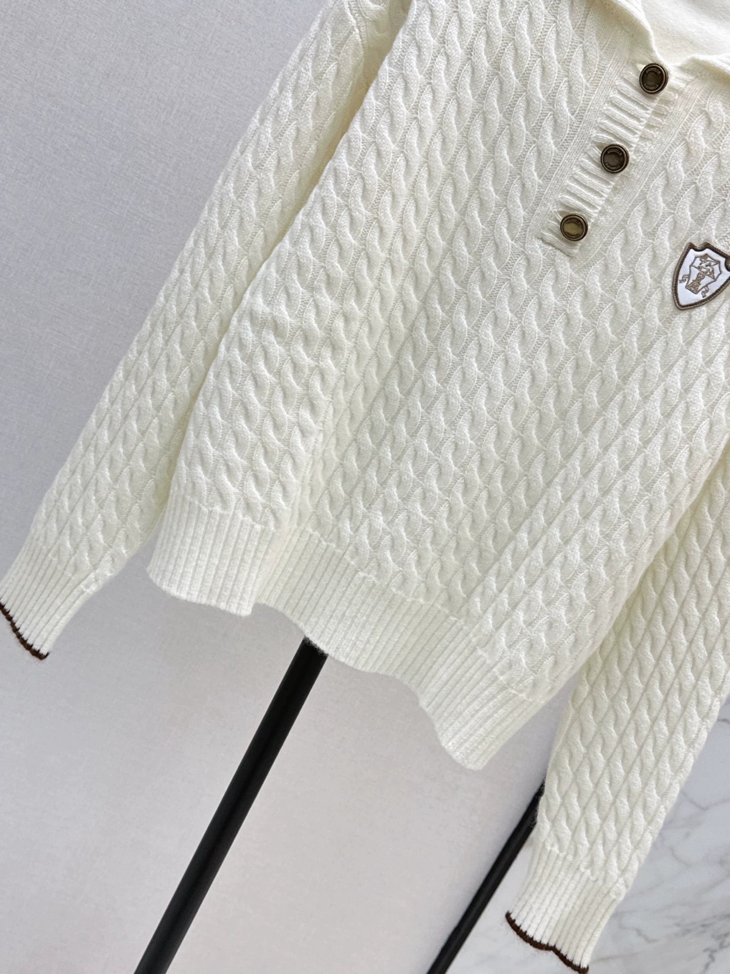 Bru 25 Logo-embellished cashmere sweater
