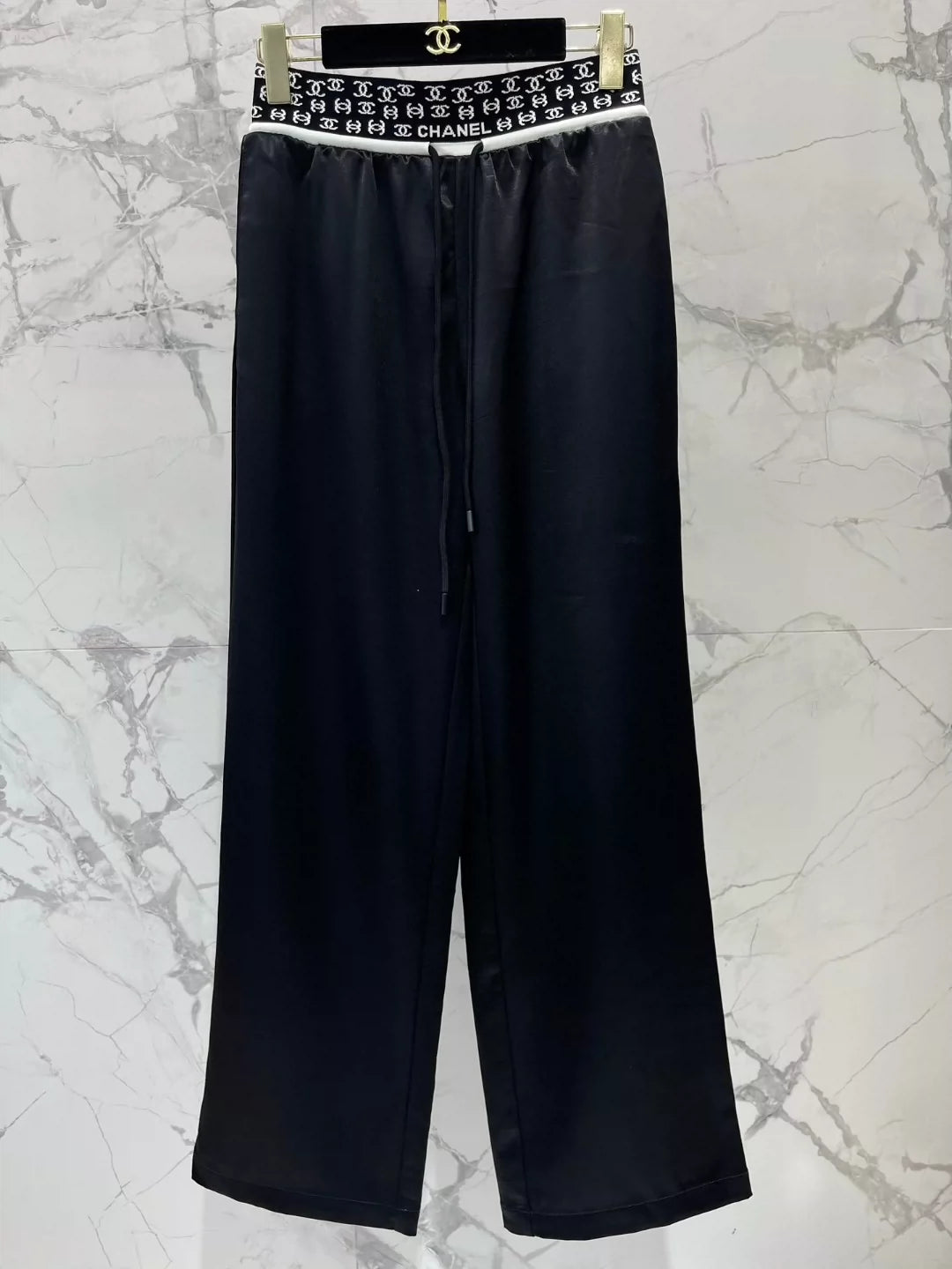 C 25 New Webbing Elastic Waist Drawstring Casual Pants