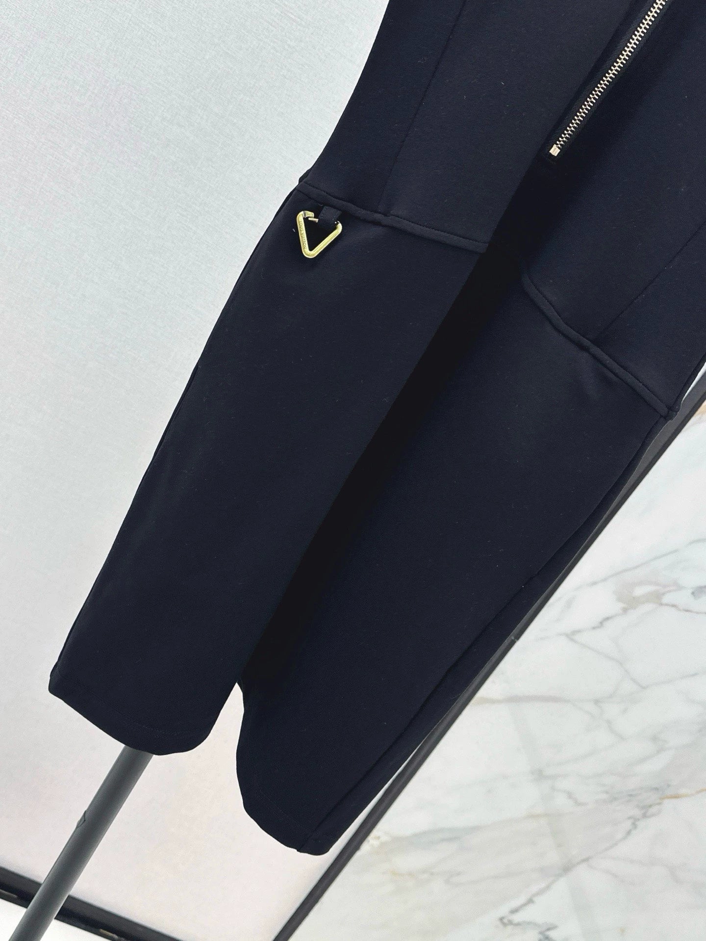L 25 Spring/Summer New Letter Color Collision Lapel Dresses
