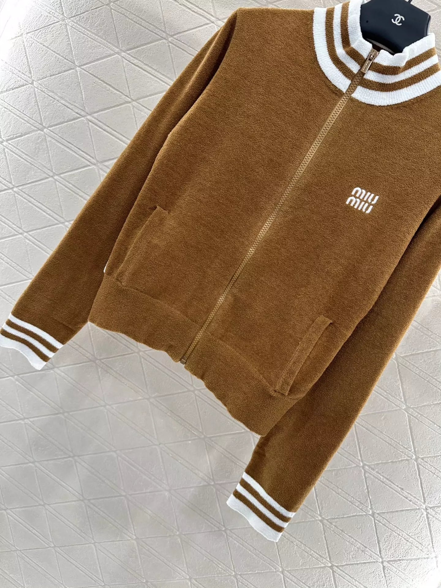 M 25 casual zipper cardigan