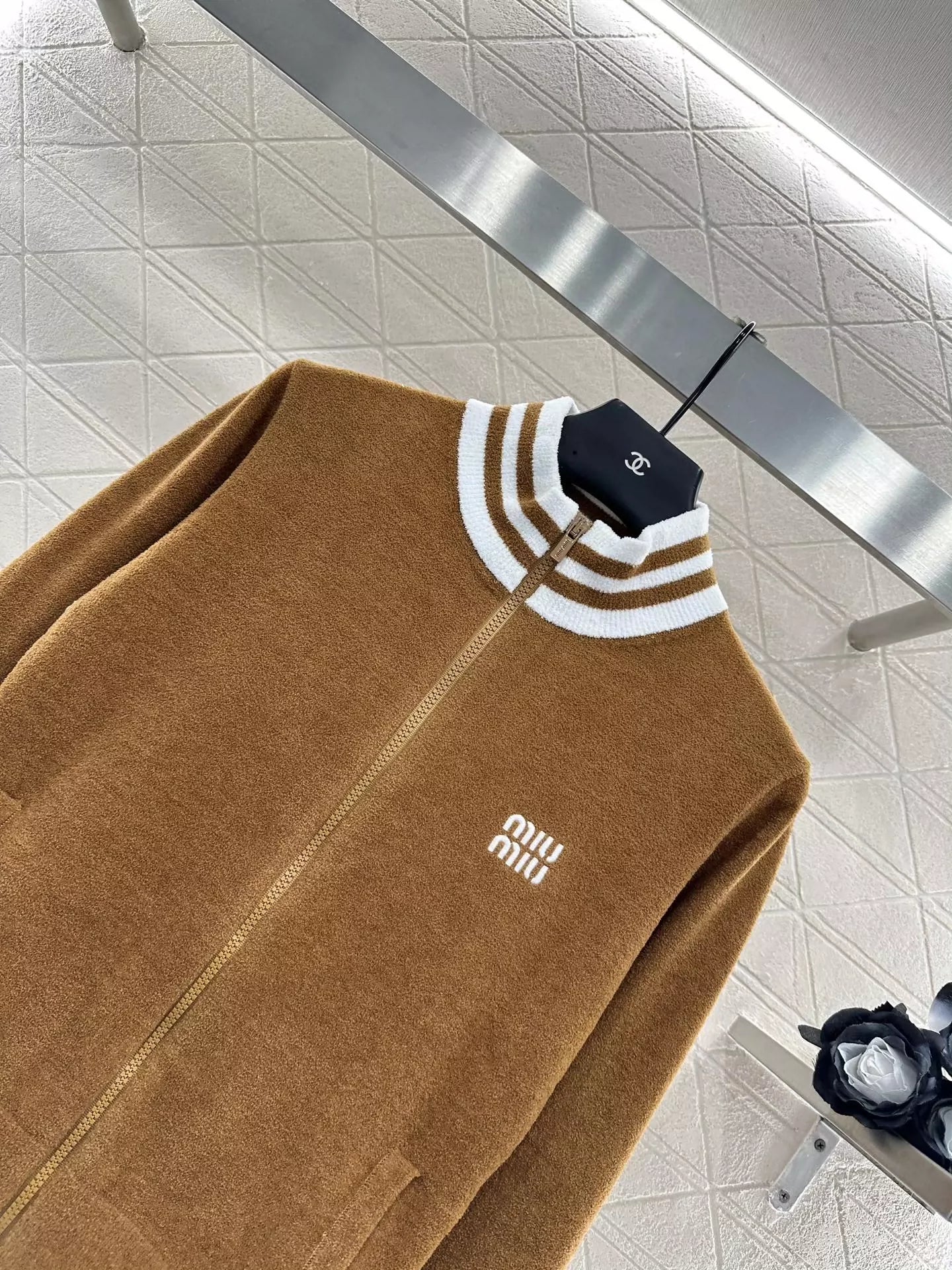M 25 casual zipper cardigan