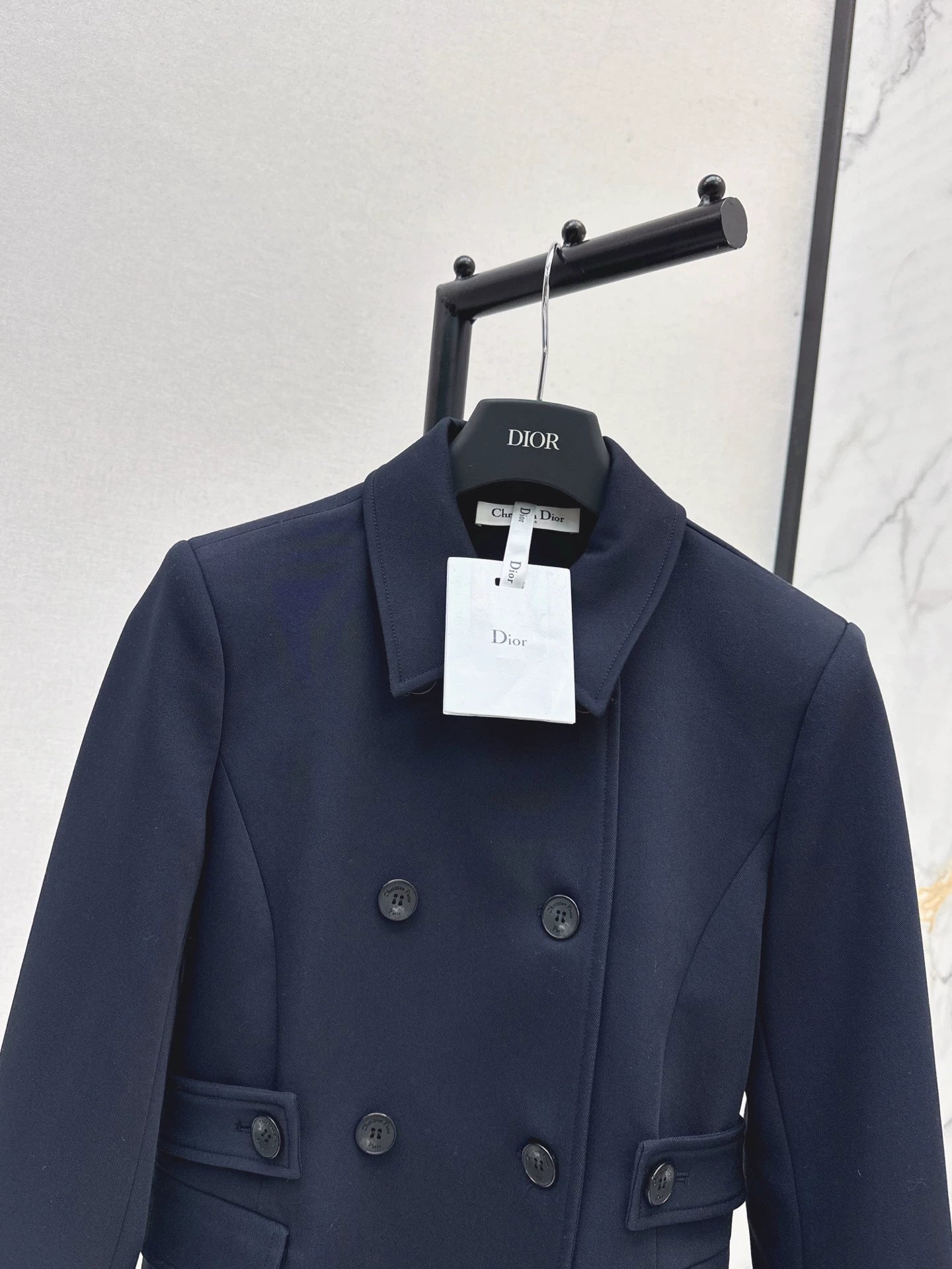 Di 25 Classic Lapel Double-Breasted Blazer