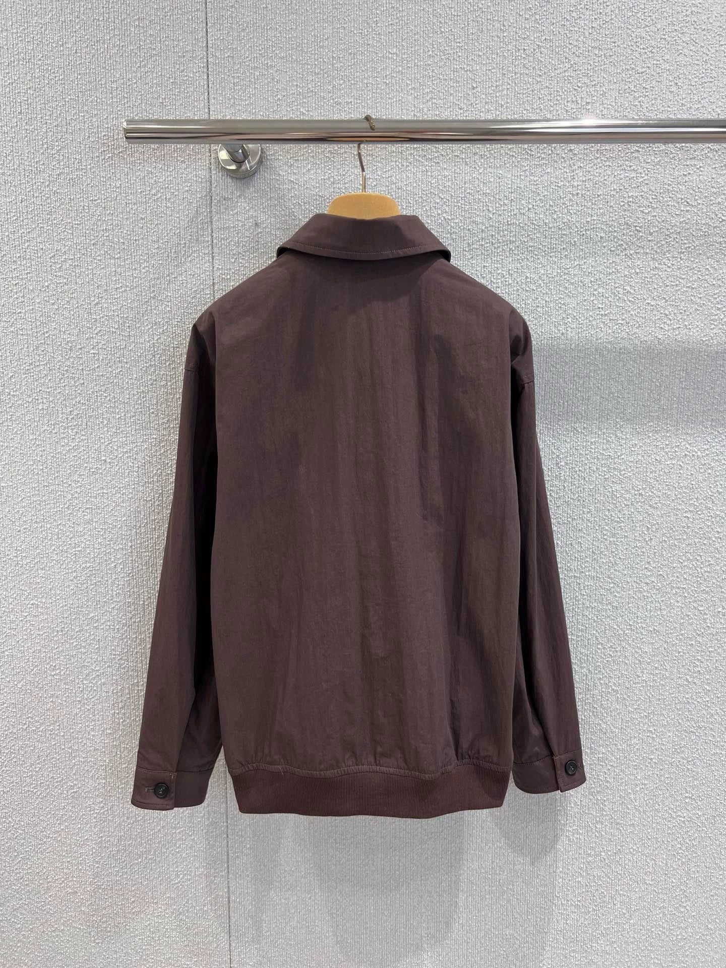 M 25 Cocoa Brown Lapel Jacket