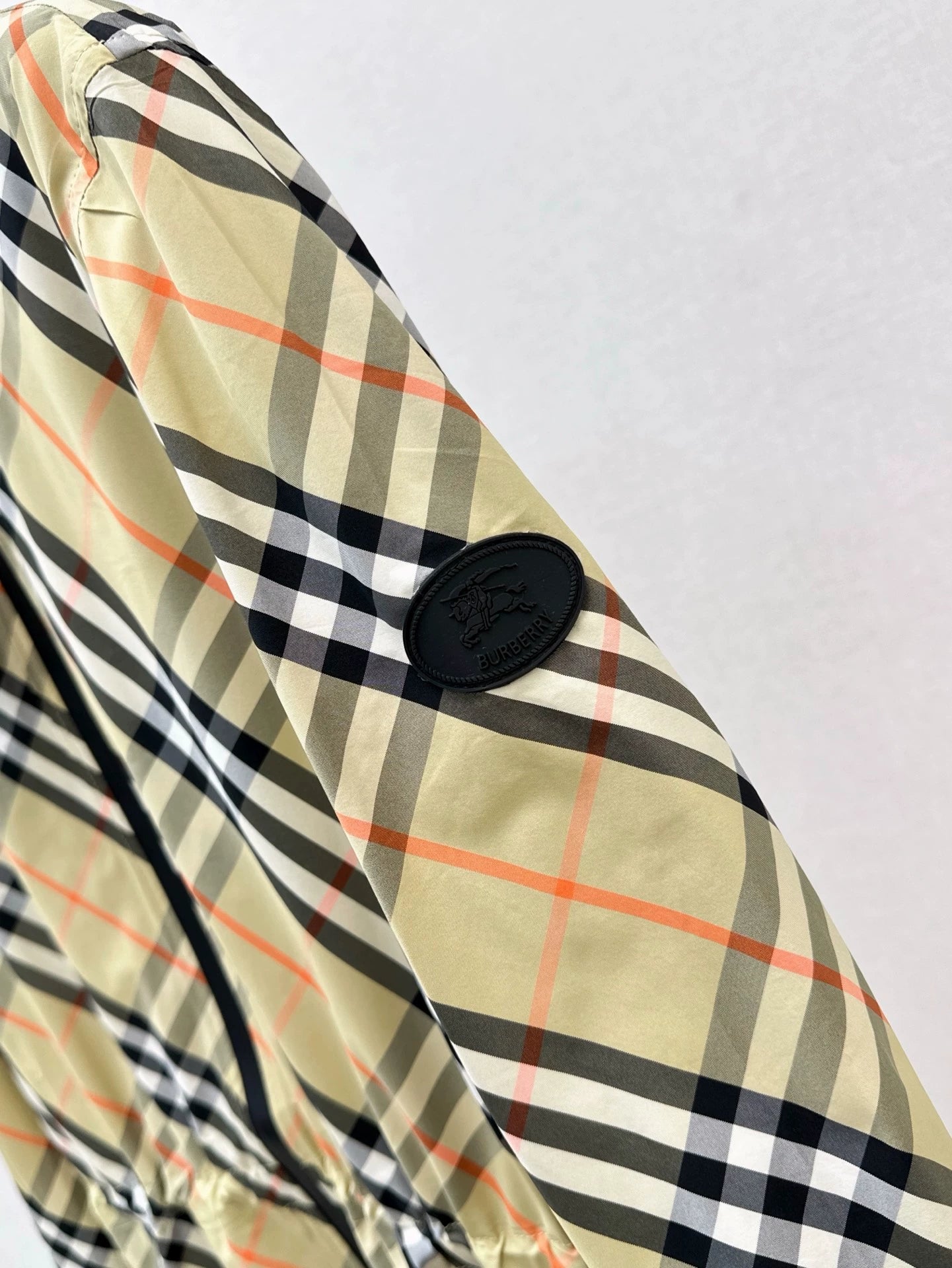 BU 25 Early Autumn New Fashion Plaid Trench Coat