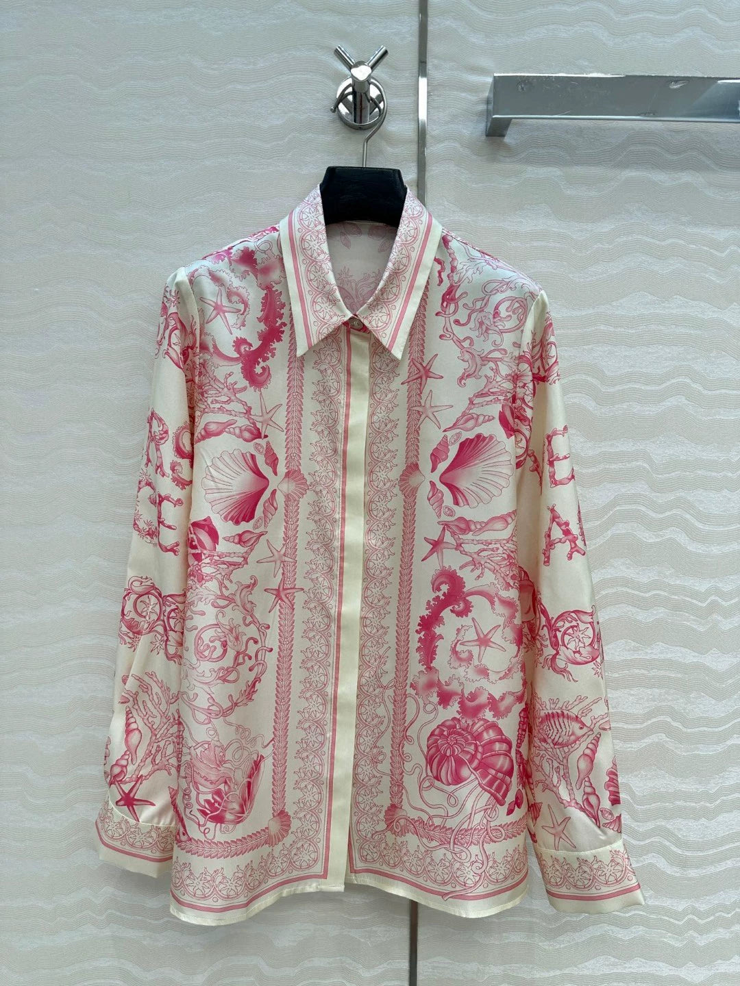 Ve 25 New Positioning Printed Silk Shirt