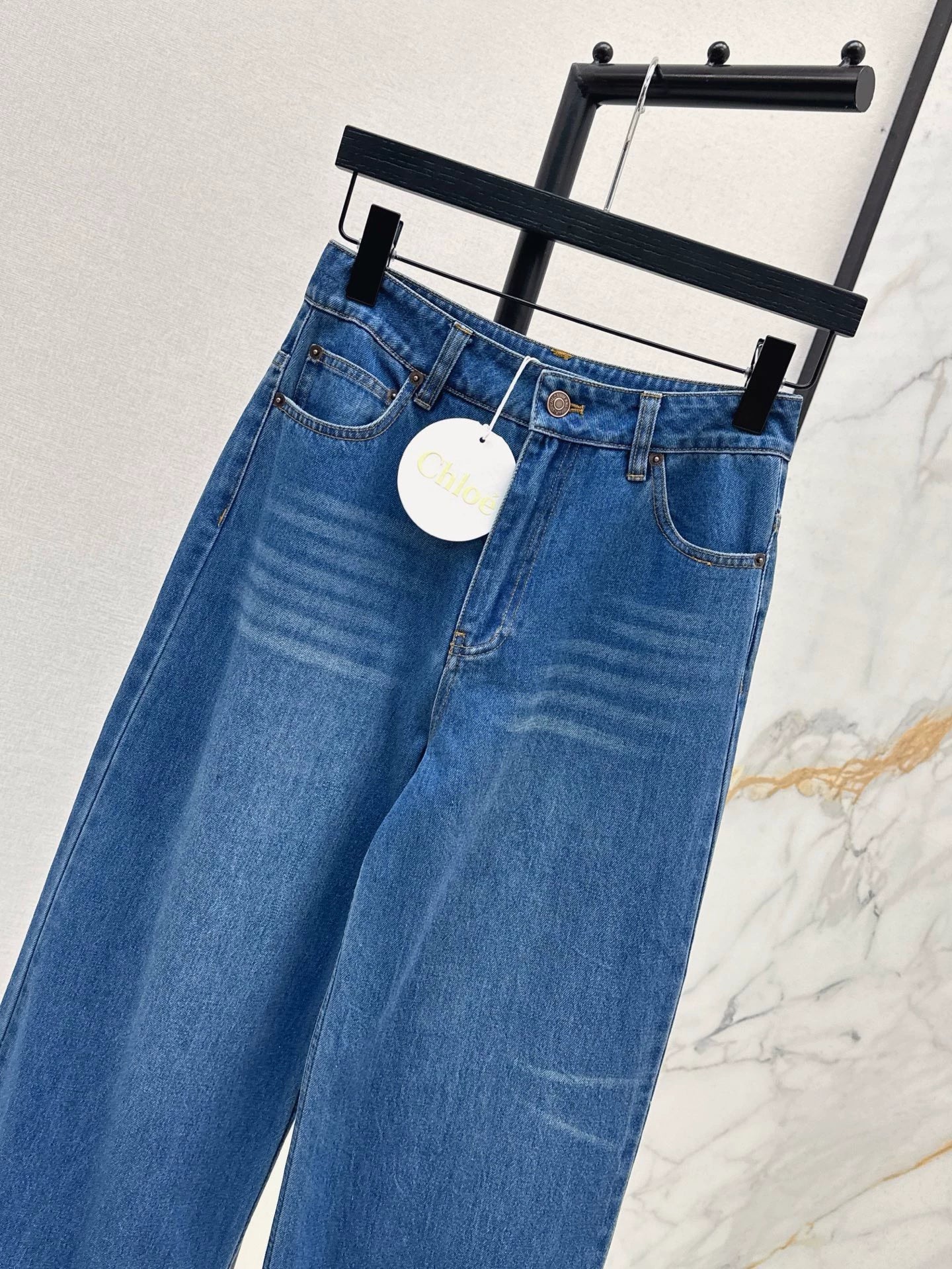 chl 25 25 Spring/Summer New Straight wide-leg high waist jeans