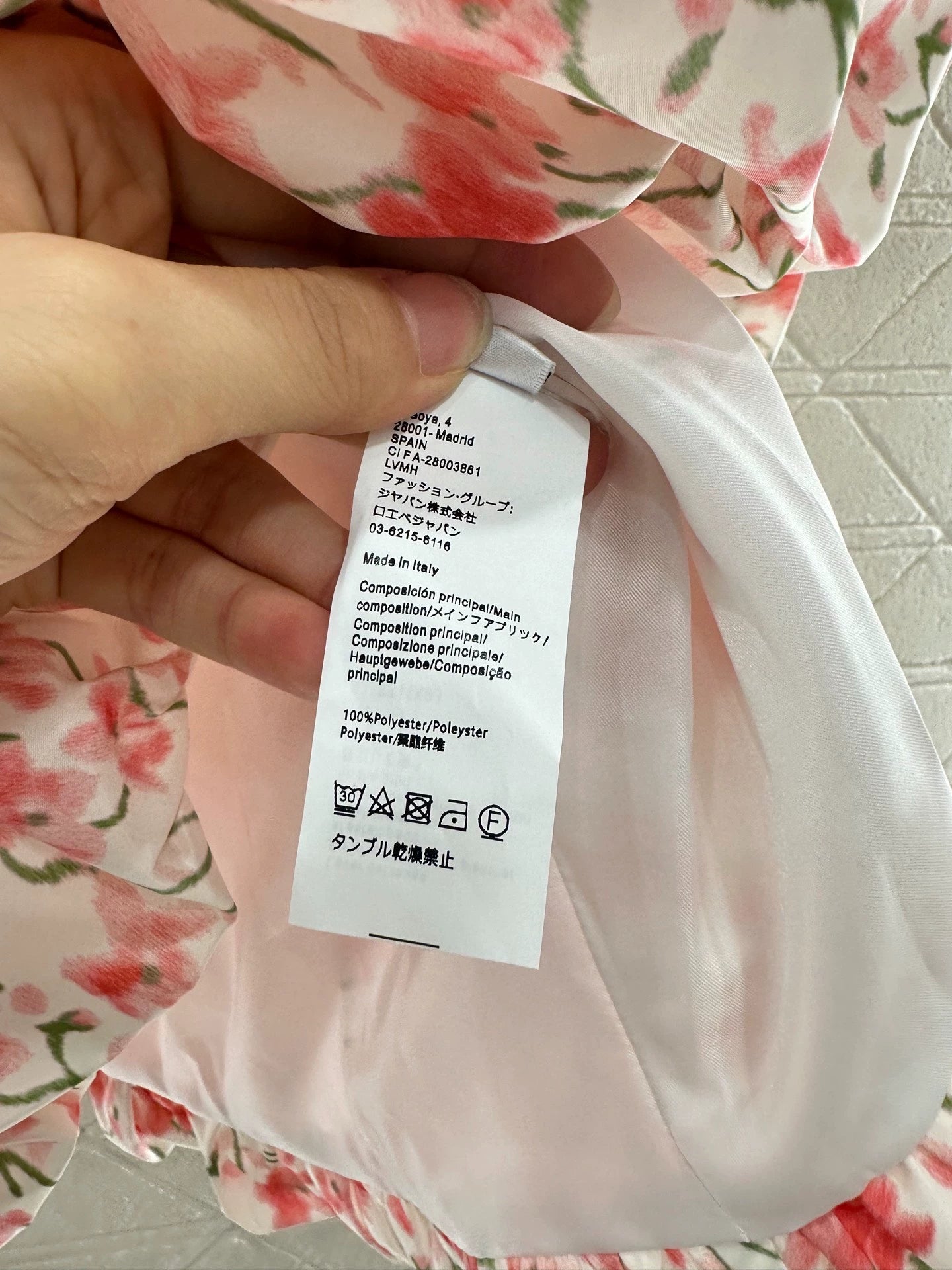 L 25 Hooded Floral Print Jacket