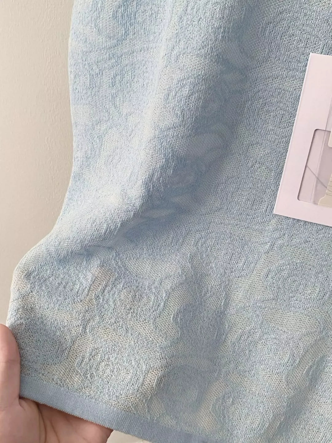 C 25 Rose Pattern Vest(BLUE PINK WHITE)