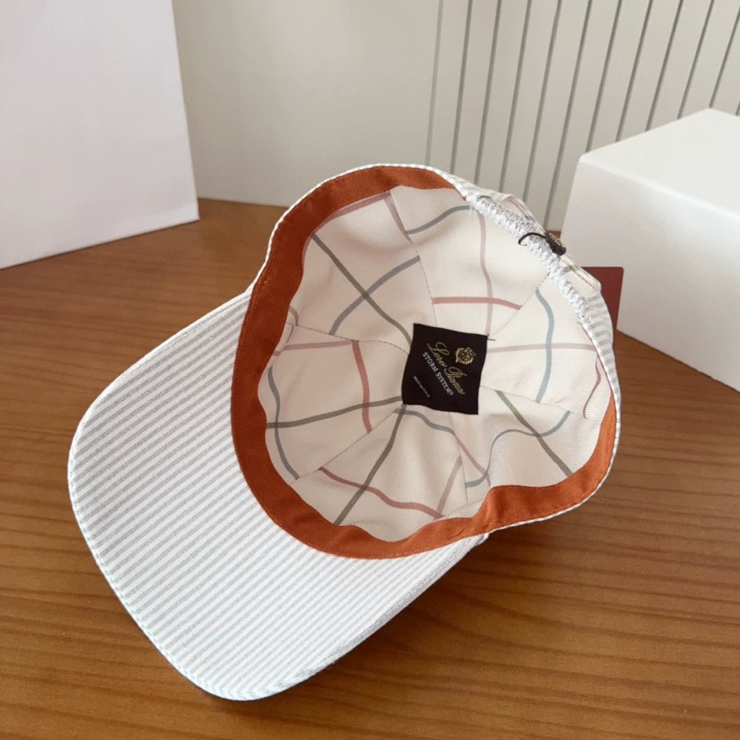 Lor 25 striped baseball cap