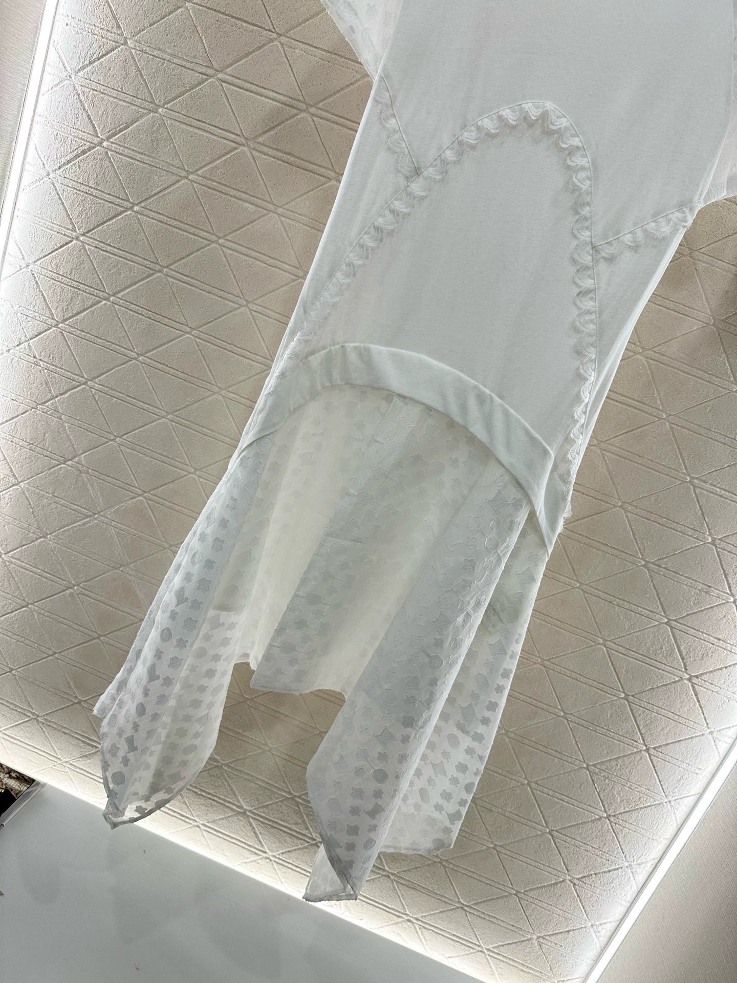 L 25 New Products Patchwork Irregular Dress