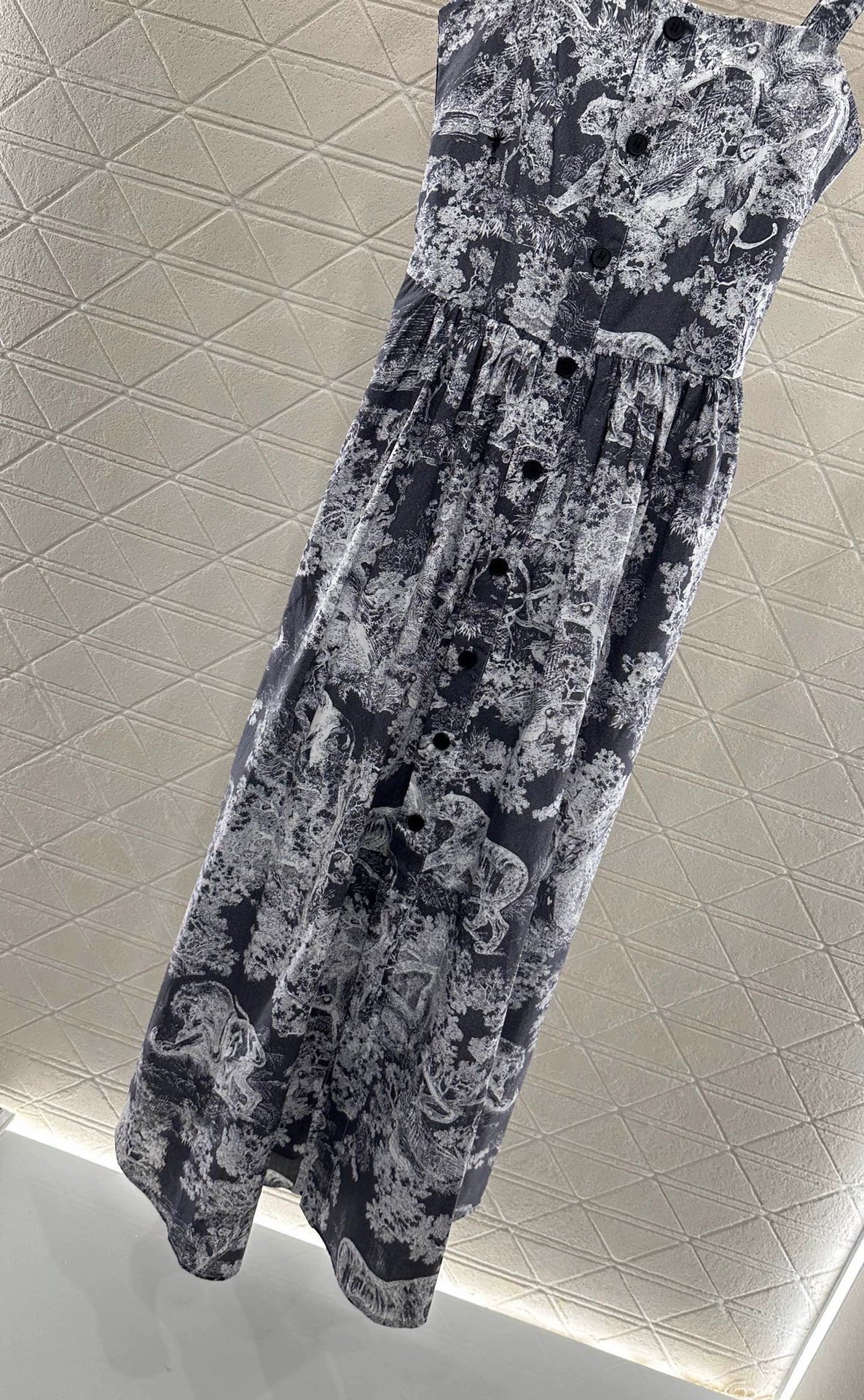 D 25 Animal jungle series print suspender dress