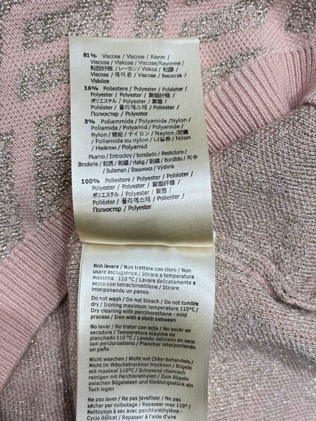 F 25 New Alphabet Slash Round Neck Short Sleeve Knit Dress (pink blue brown)
