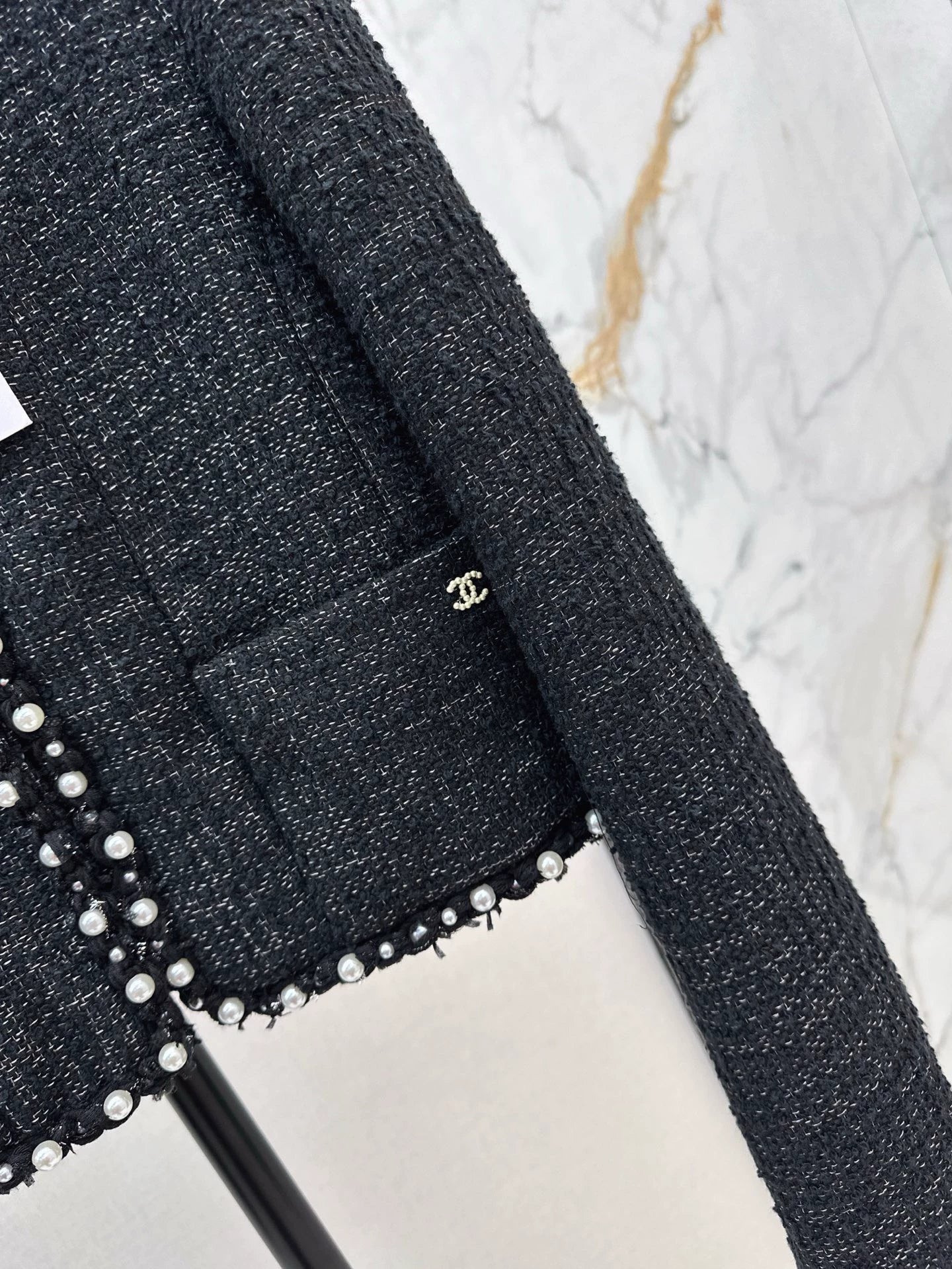 C 25 Frühling/Sommer neueste Stil Perlen Kleid Jacke
