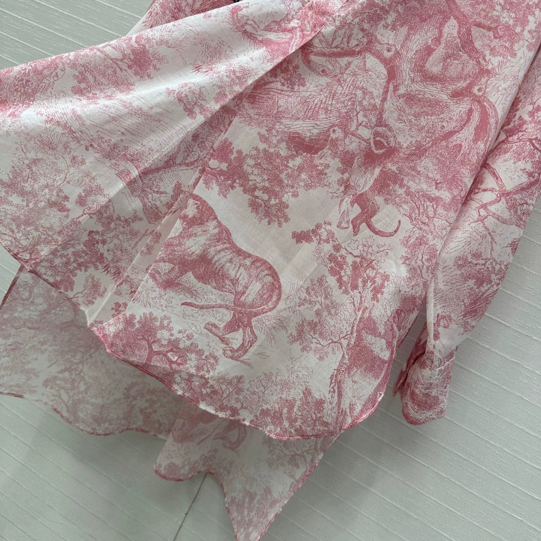 D 25 New Animal Forest Printed Shirt