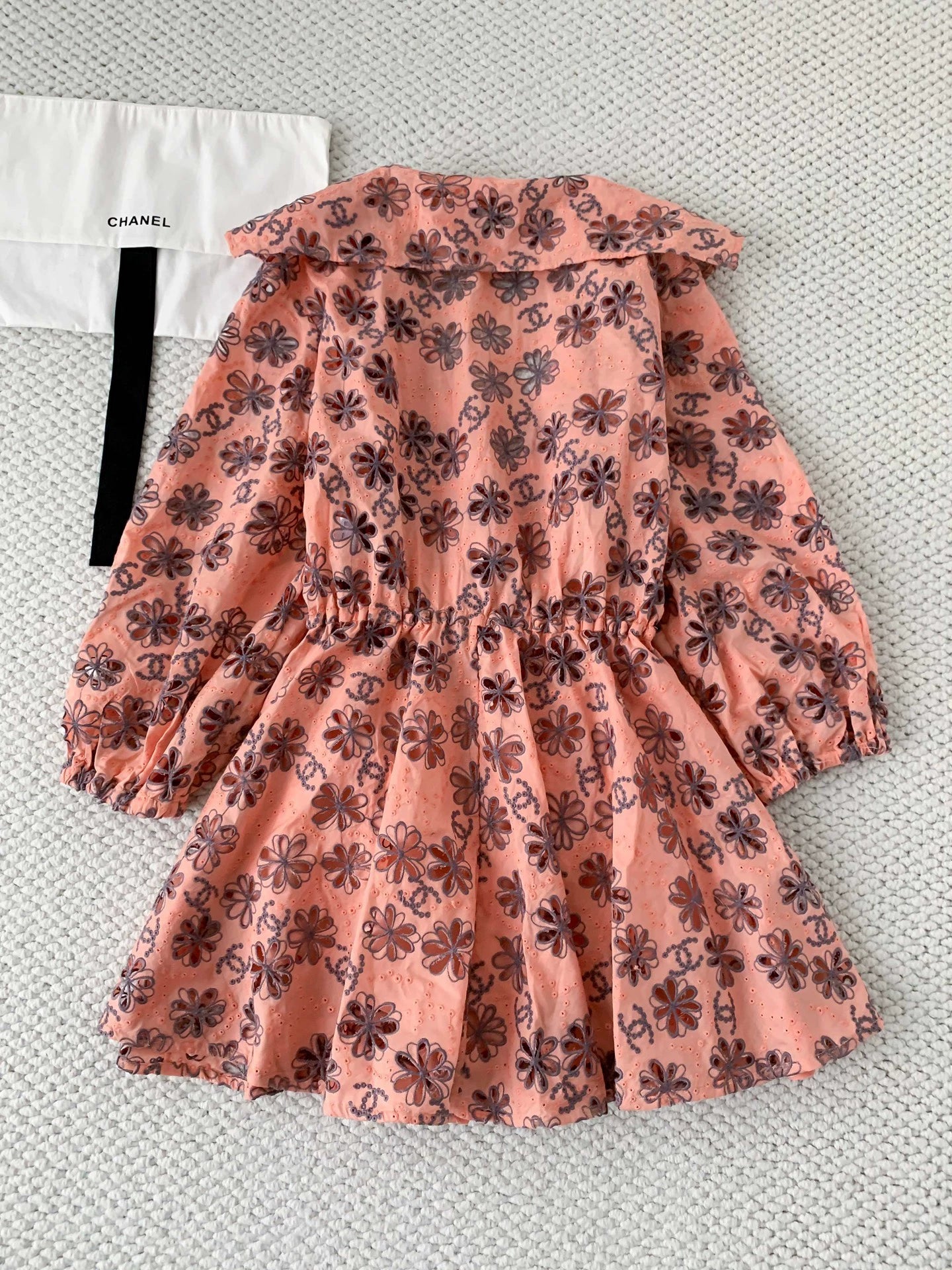 C 25 Cutout Embroidery Daisy Dress