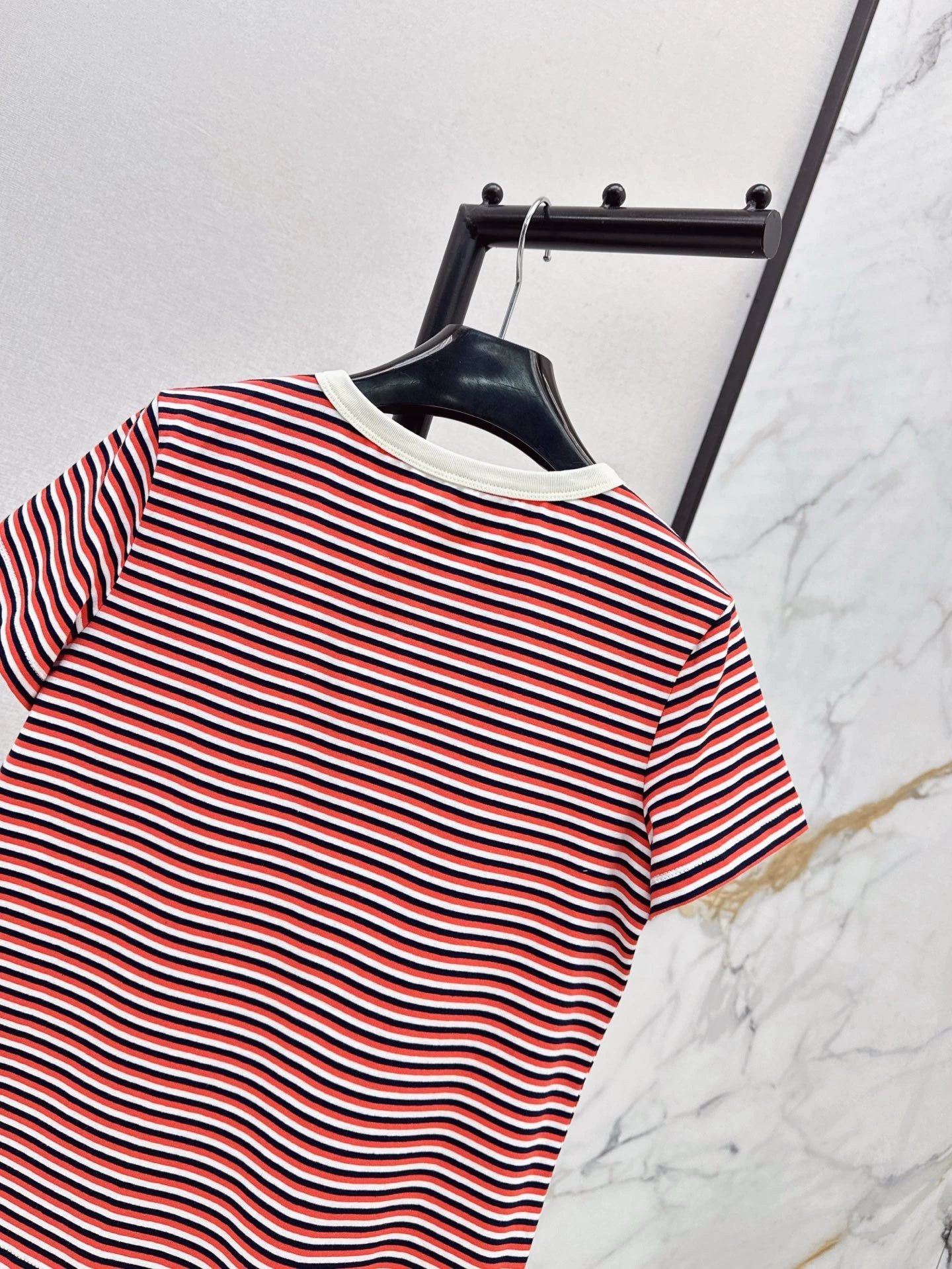 Ce 25 Spring/Summer Latest Striped Short Sleeve T-Shirt