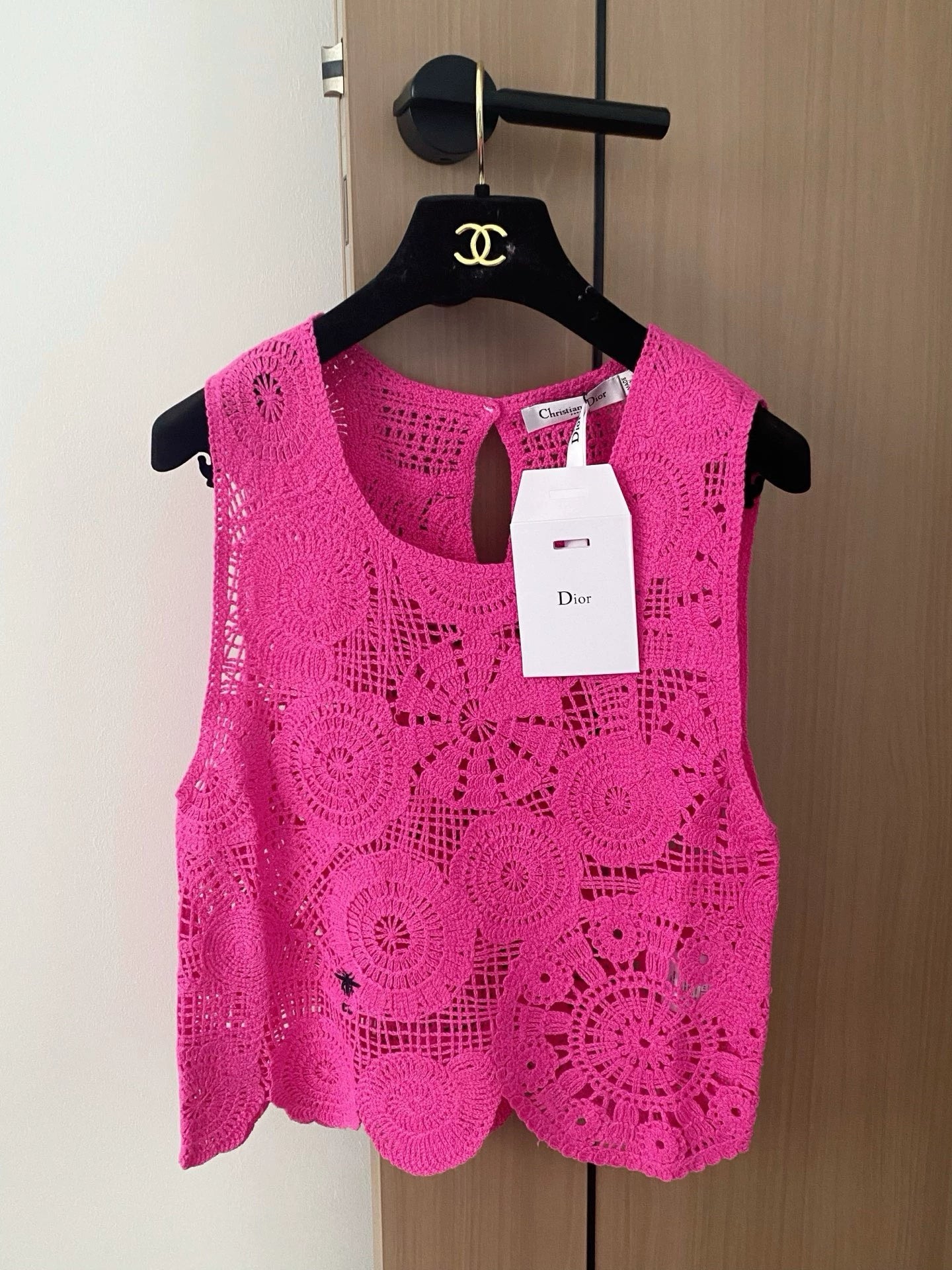 D 25 New Unique Designs Tricolor Tank Top(beige navy pink)