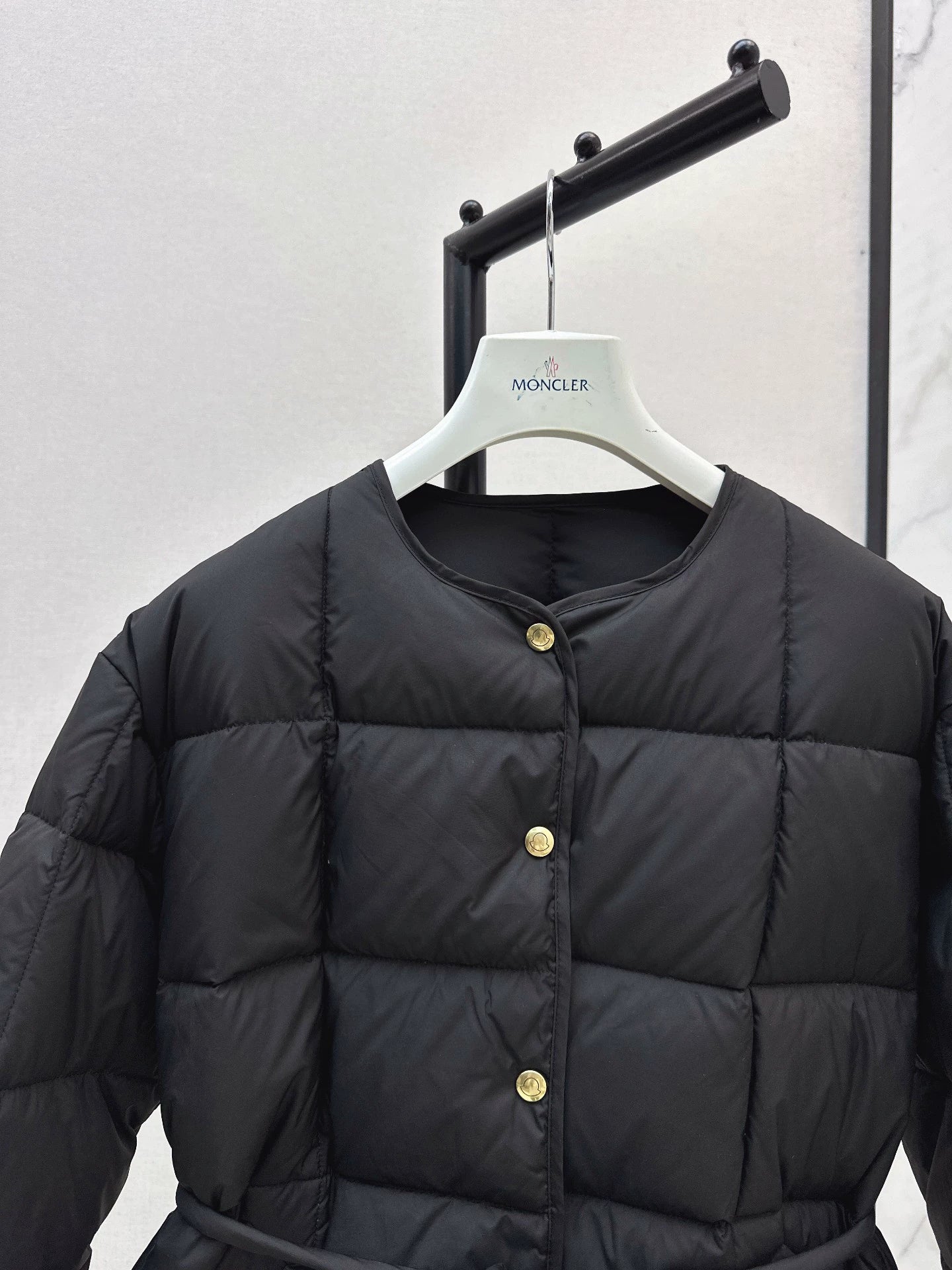 Mon 25fw New Puffer Crew Neck Down Jacket