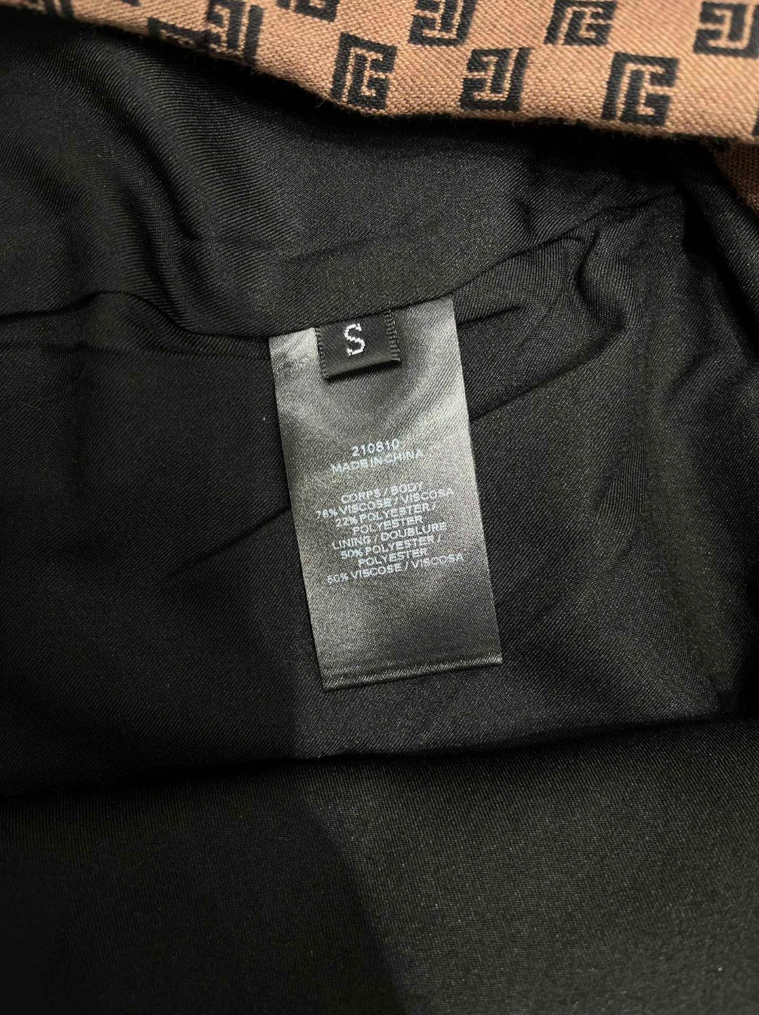 BA 25 new jacquard buckle wool skirt