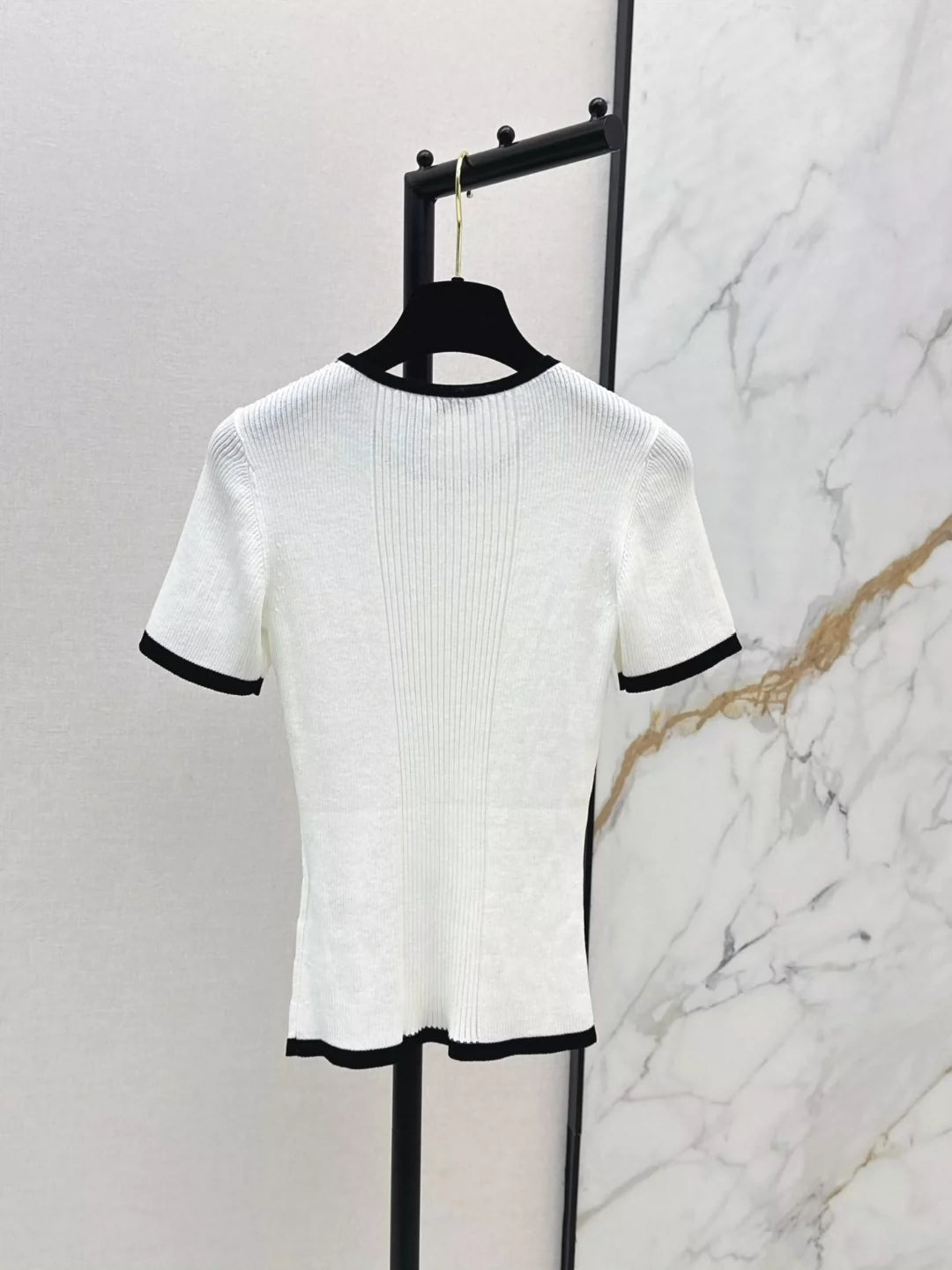 C 25 Spring/Summer New Short Sleeve Knit Cardigan