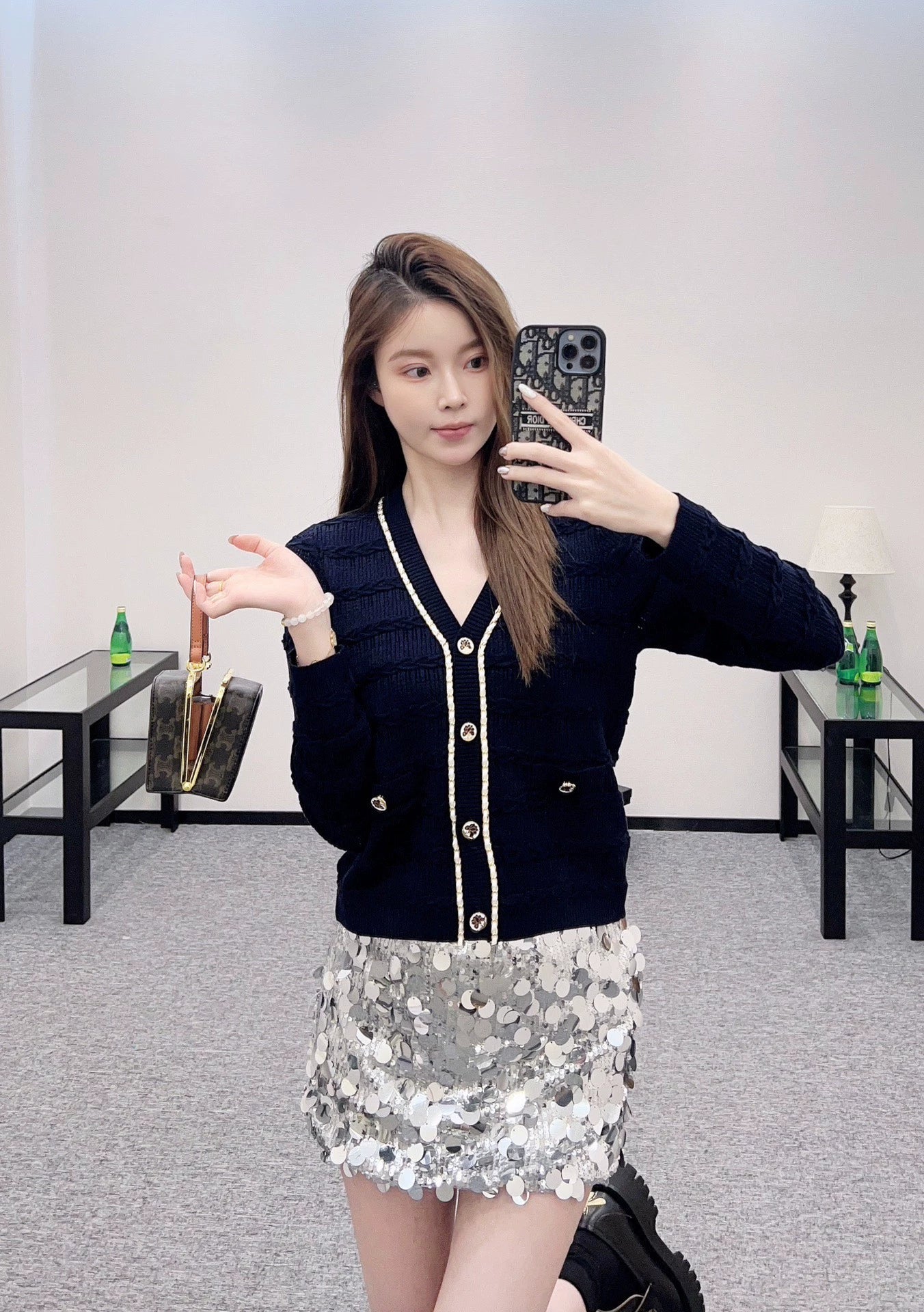 C 25 Cable-knit cardigan