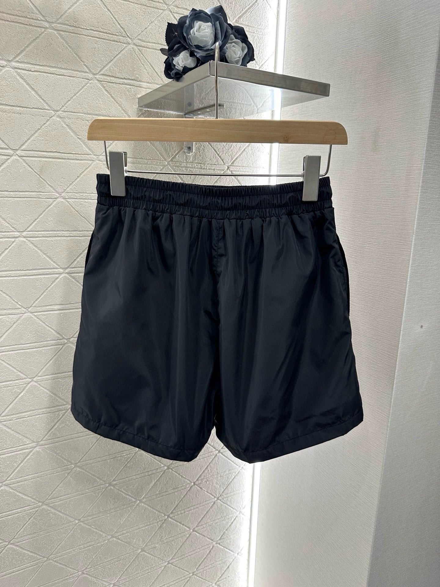 Bu 25 Spring/Summer Hooded Sun Protection Jacket Shorts Set(Black,khaki)