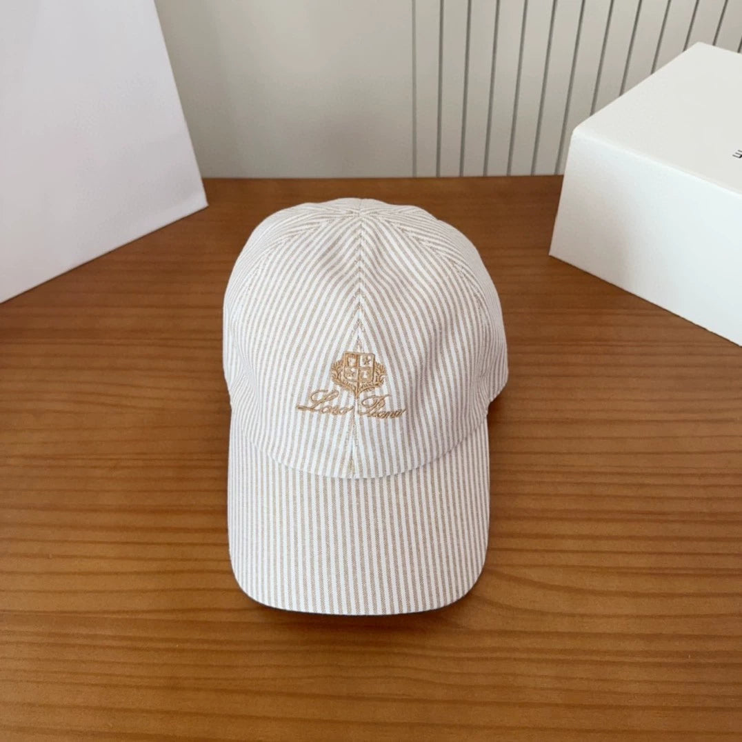 Lor 25 striped baseball cap