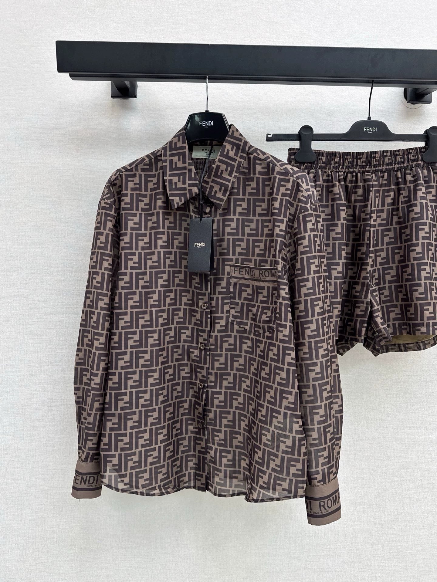 F 25 Spring/Summer Latest Classic Printed Casual Suit