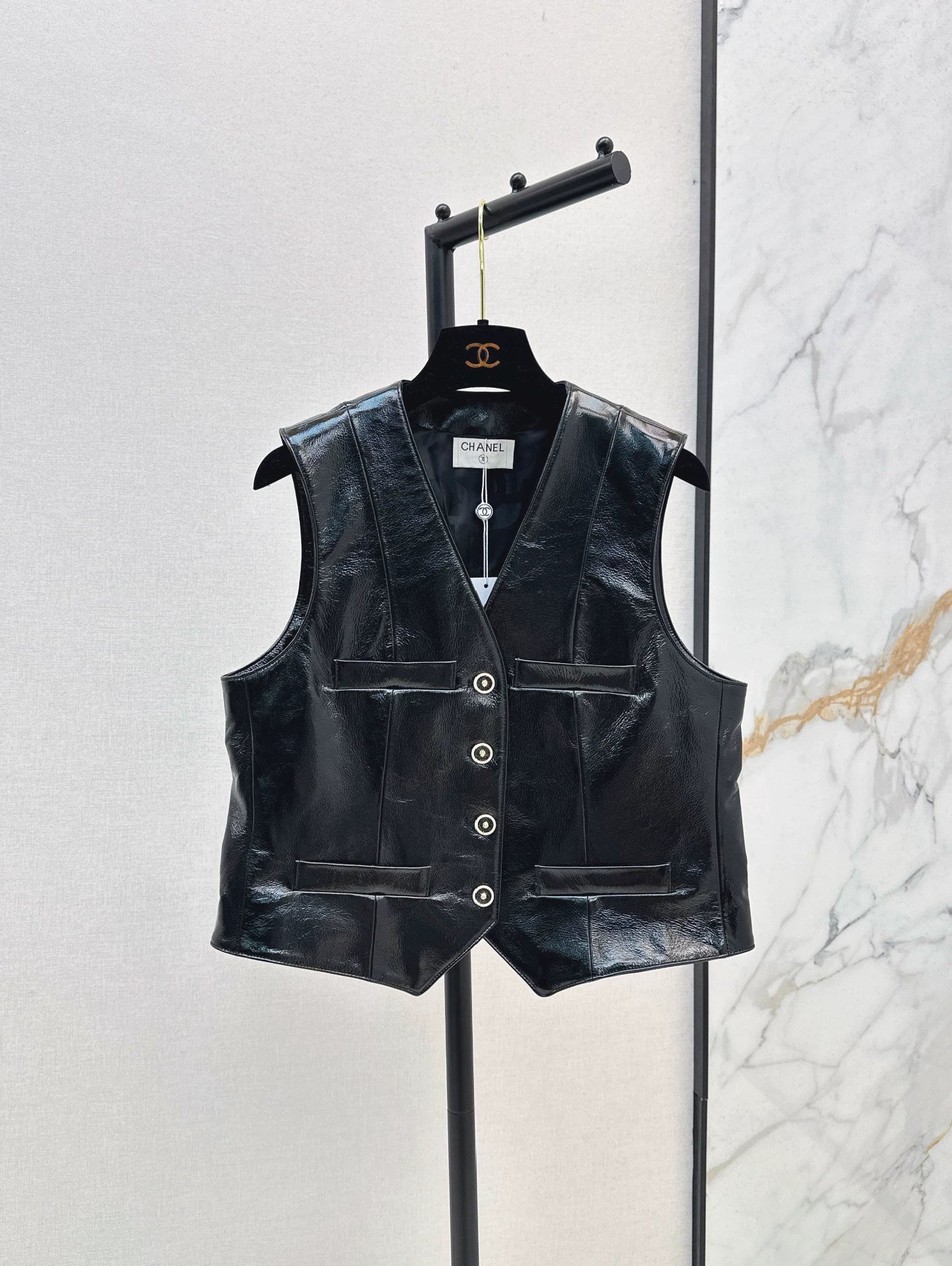 C 25A Premium Handcrafted Collection New Genuine Leather Vest