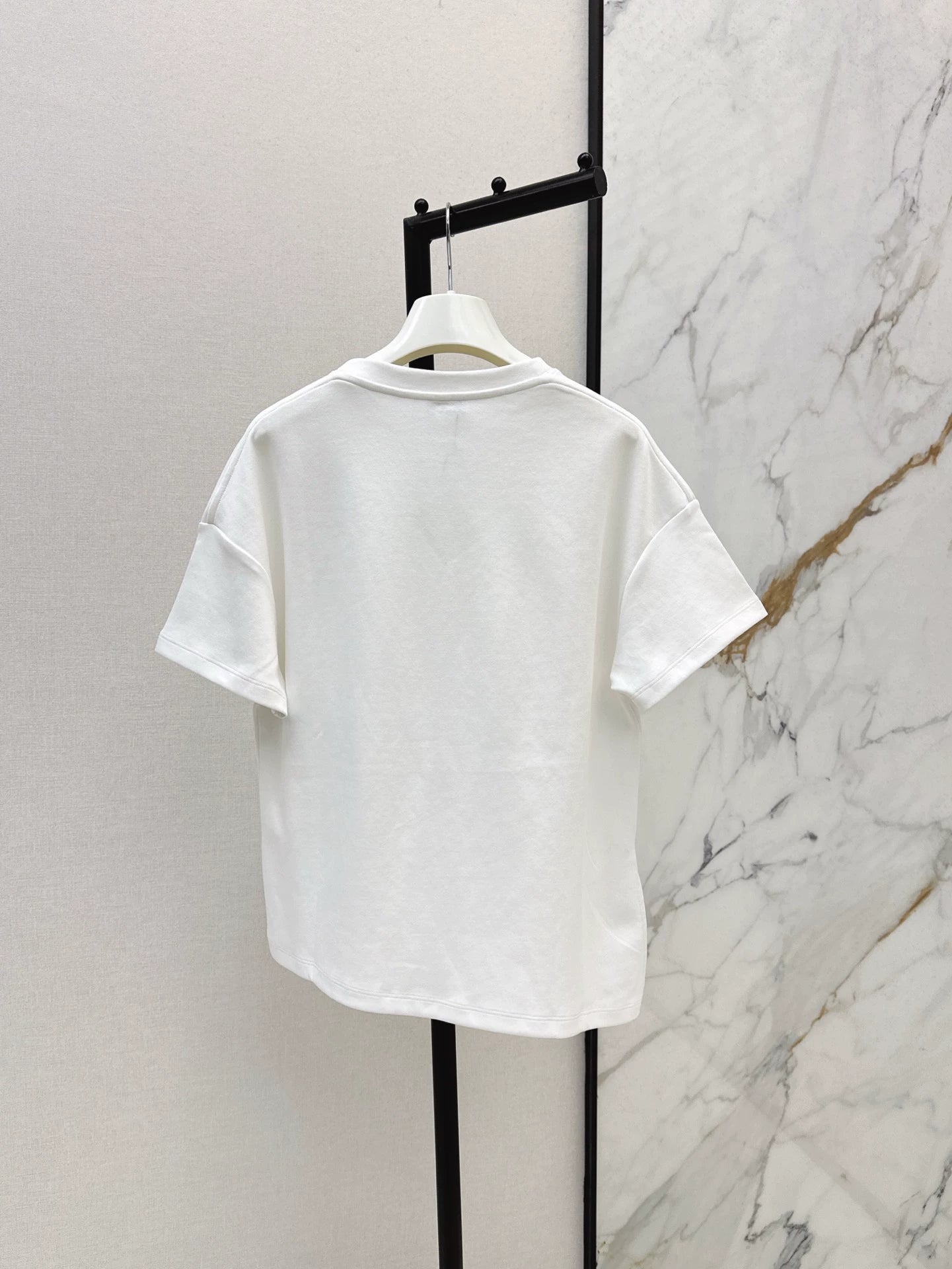 LO 25 Spring and Summer New Irregular Short Sleeve T-shirt