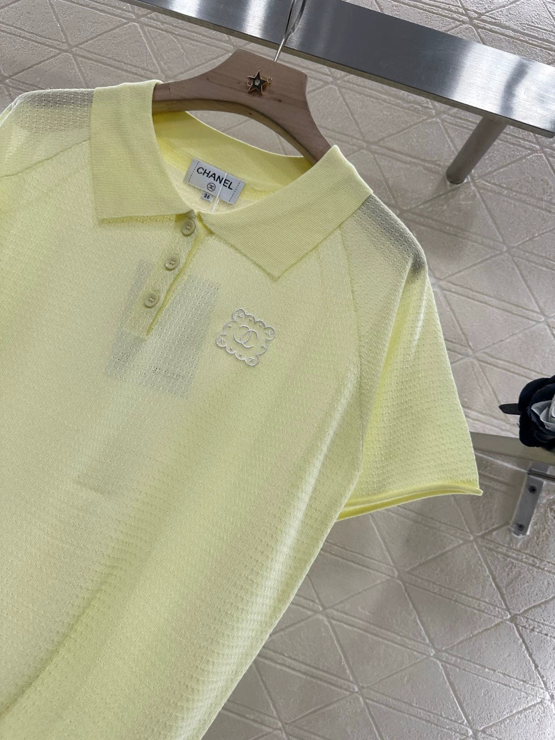 C 25 new loose lapel knitted short sleeves