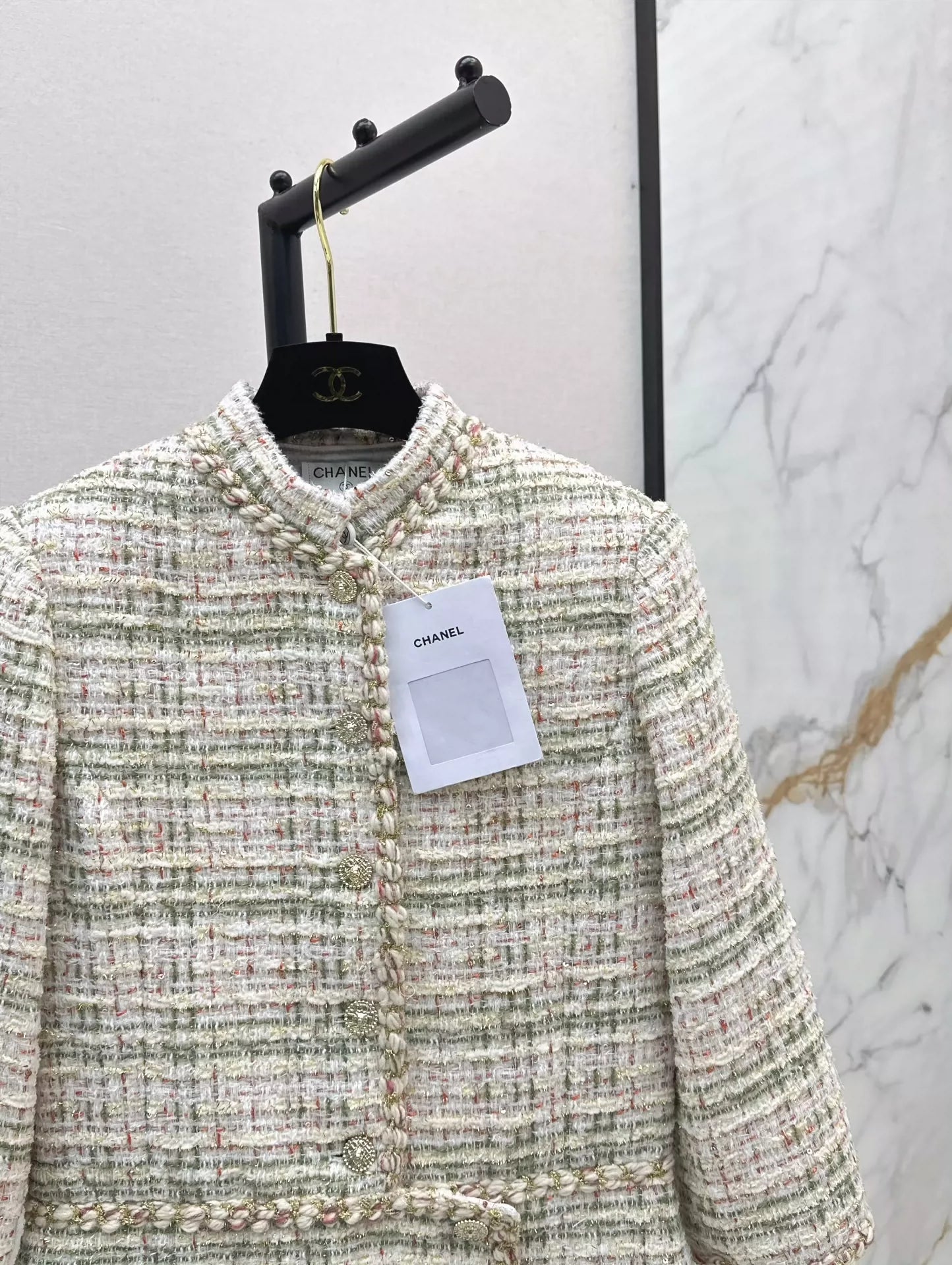 C 25 Woven Tweed Dress
