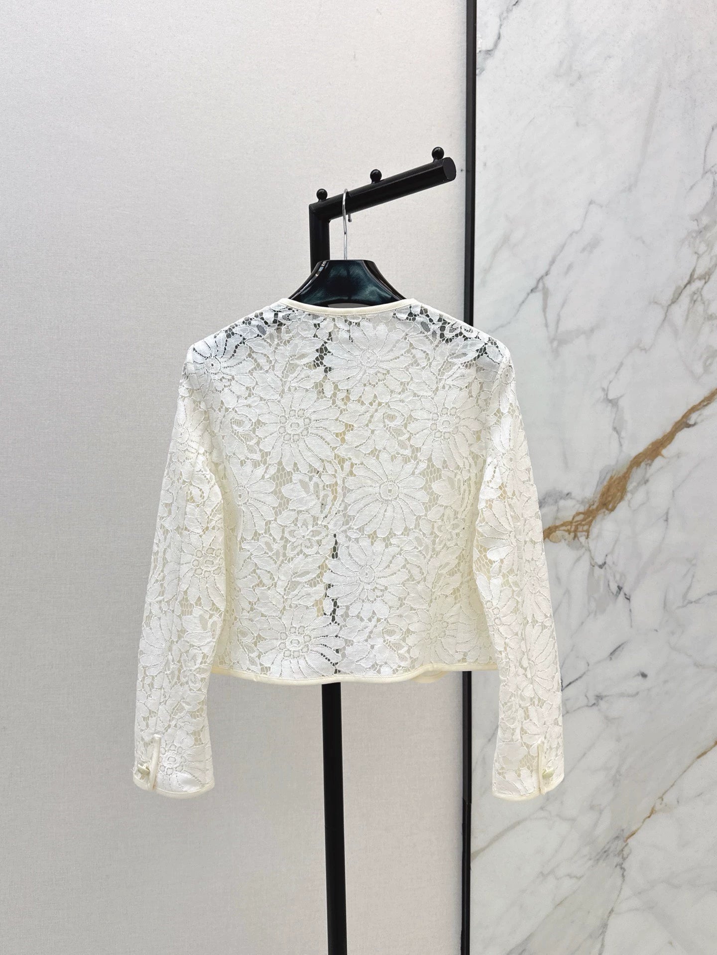 Ce 25 Frühling Sommer Neueste Spitze Stickerei Strickjacke Kleine Jacke