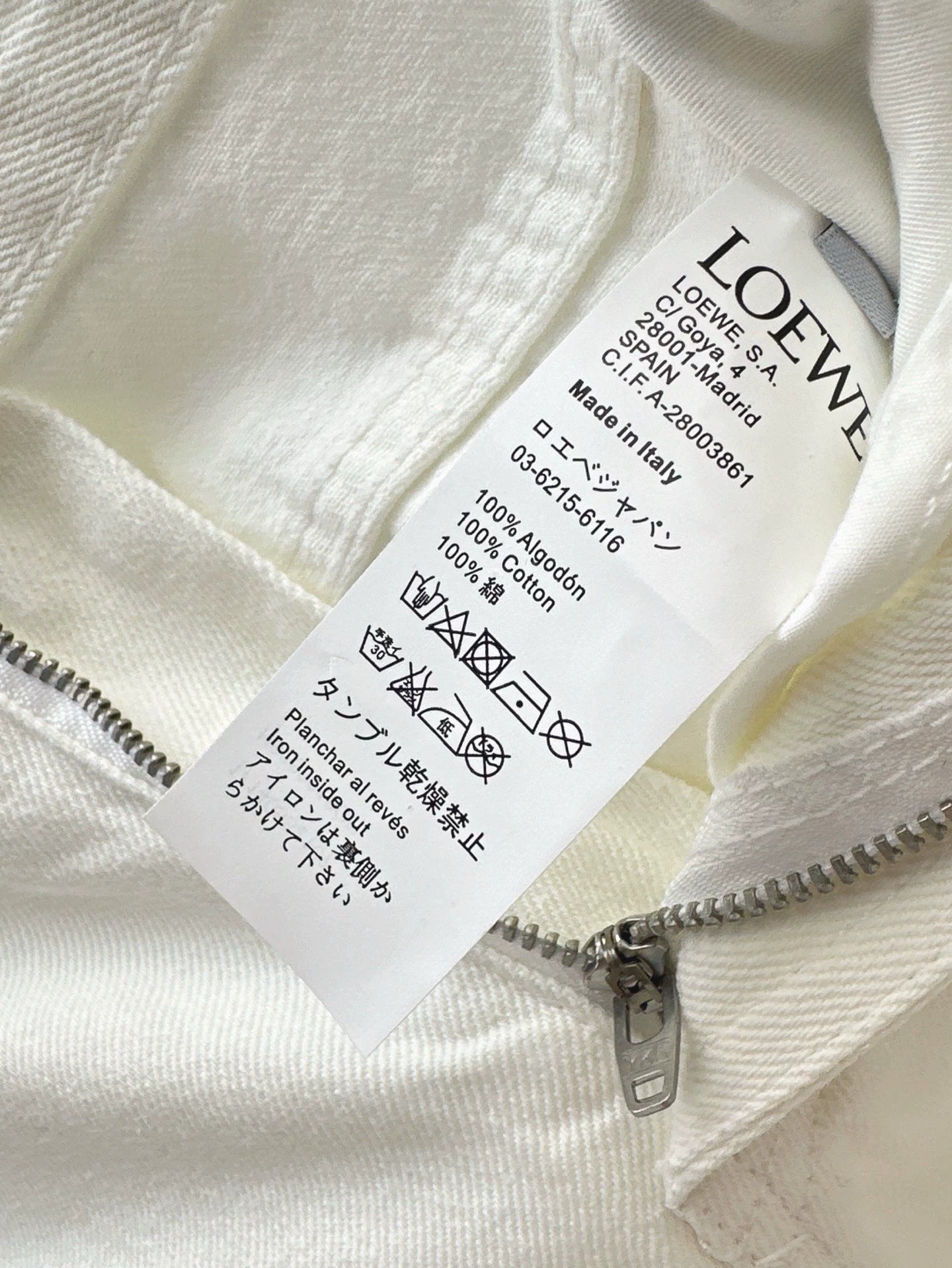 LO 25 Spring/Summer New Resort Collection Rose Print White Denim Shorts