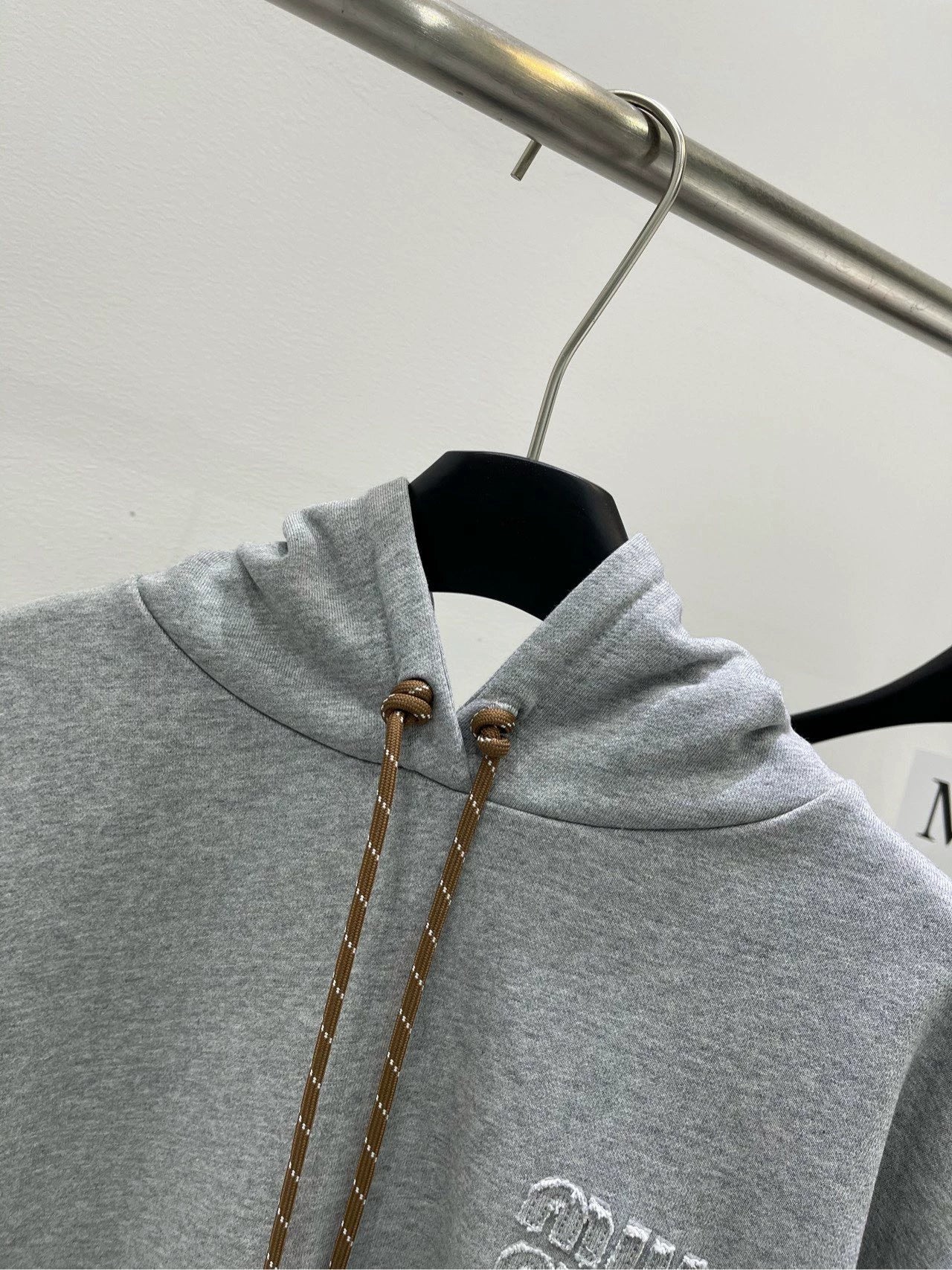M 24 Grey hooded sweatshirt
