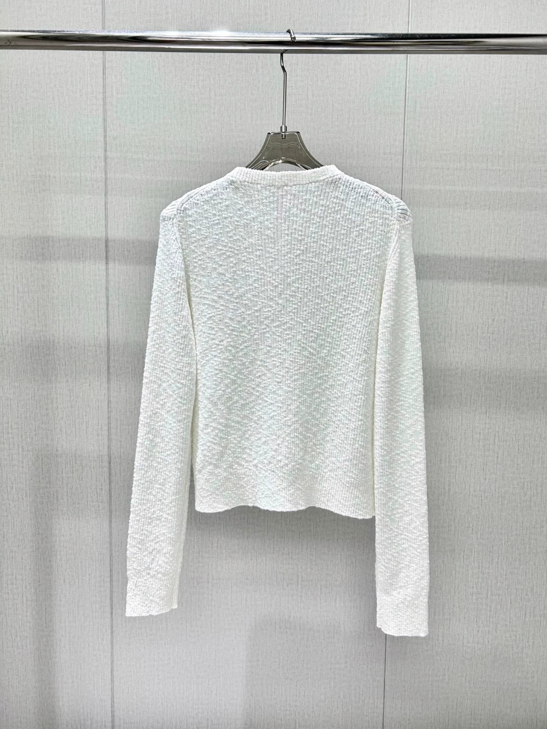 C 25 new grain texture knitted cardigan