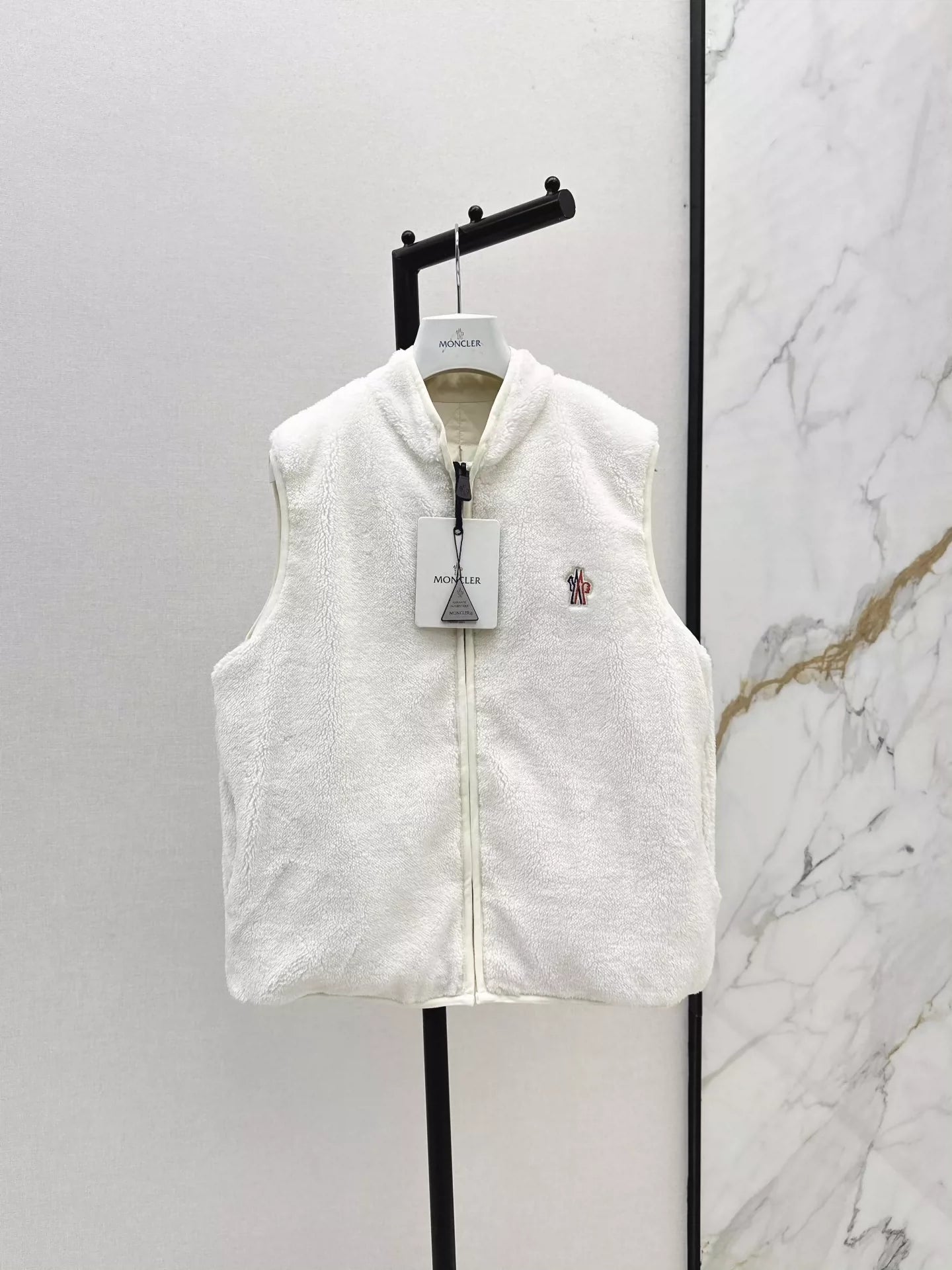 MON 25 New double-sided plush down vest jacket