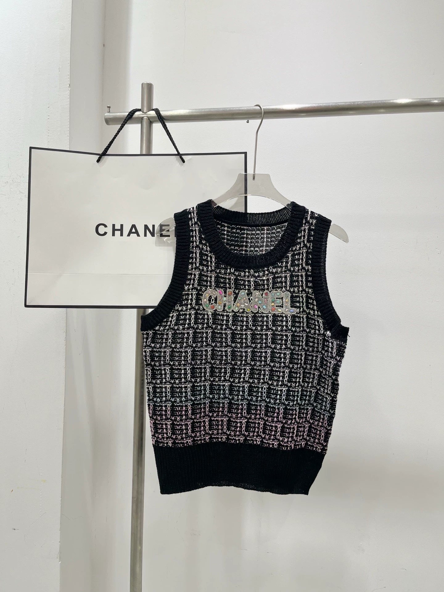 2025 Spring and Summer New Color Knitted Vest