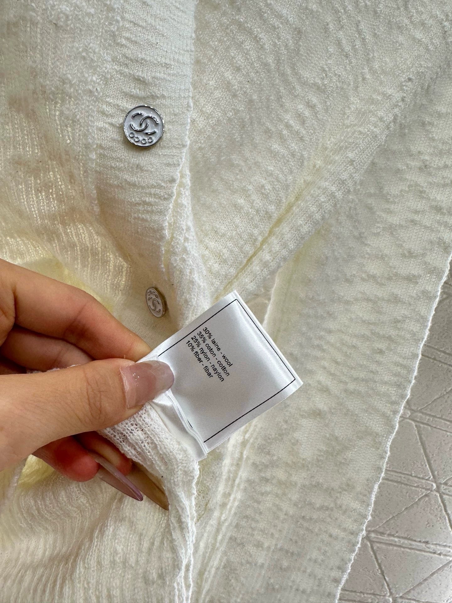 C 25 New Grain Textured Knit Cardigan