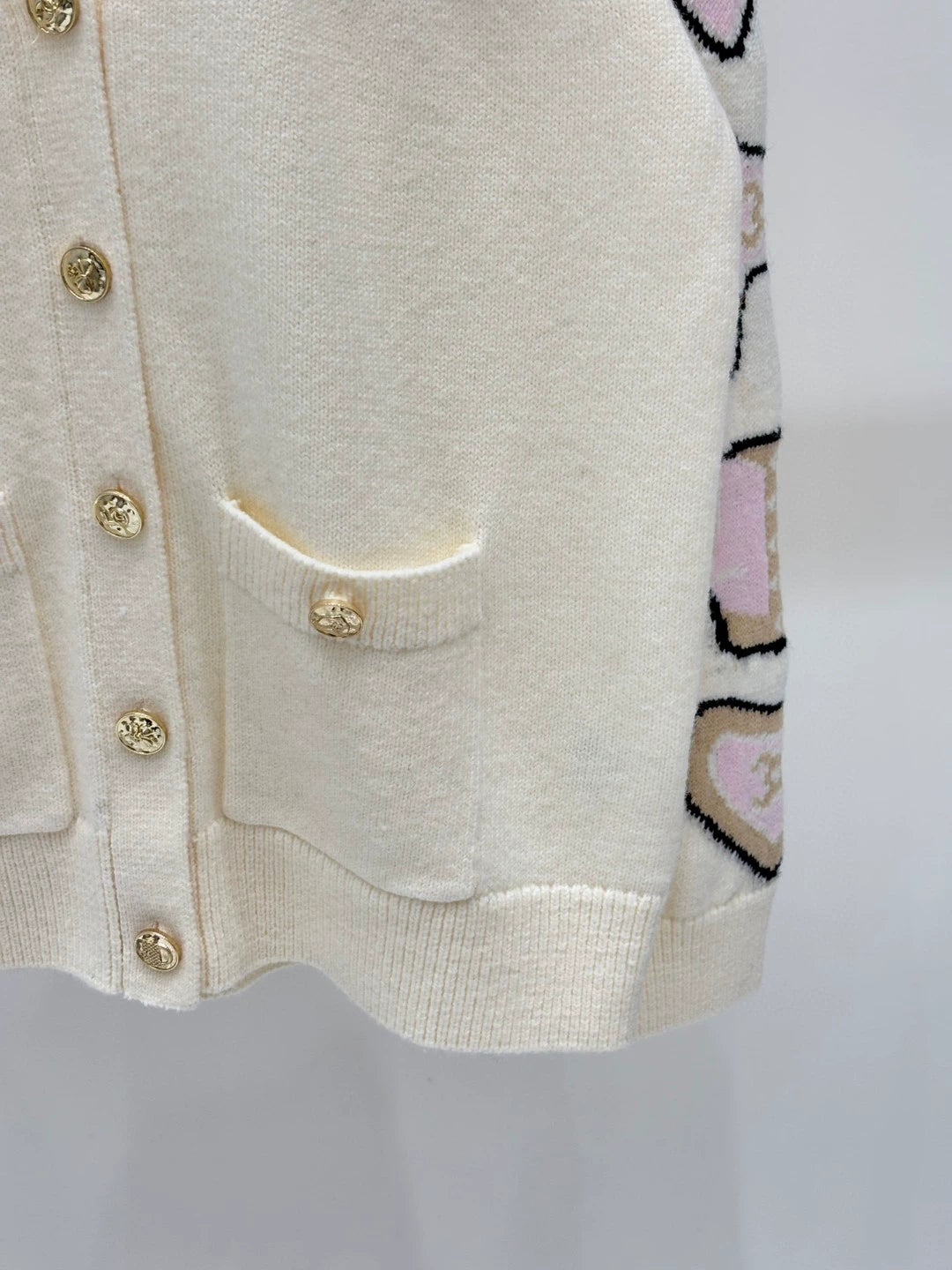 C 25 Spring/Summer New Style Girls Logo Casual Knit Cardigan