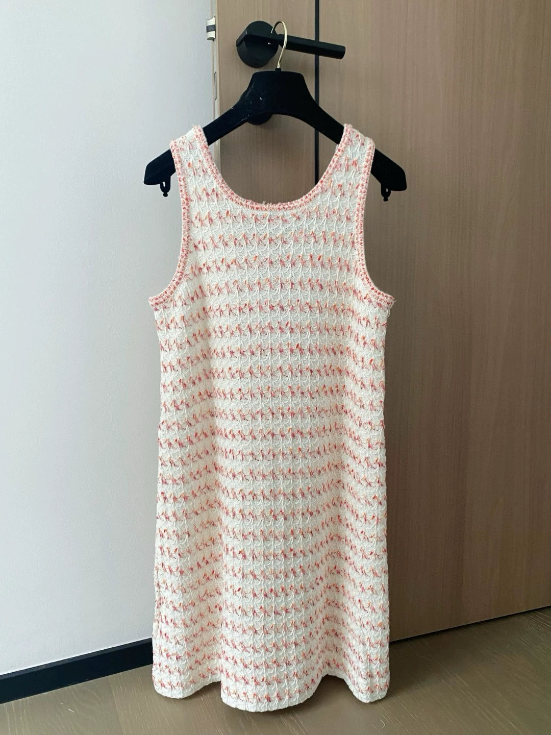 C 25 New color clashing pockets single-breasted knit undershirt dresses
